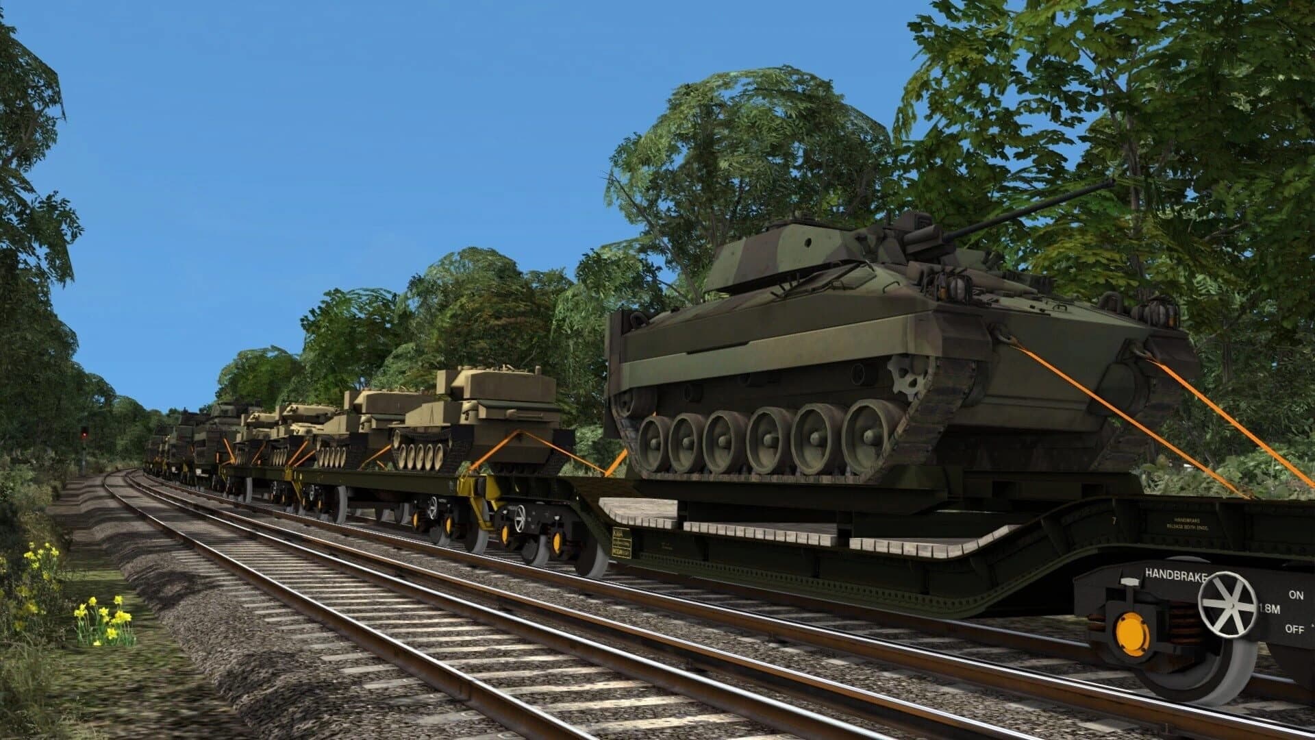 Train Simulator: UK Military Wagon Pack screenshot 5