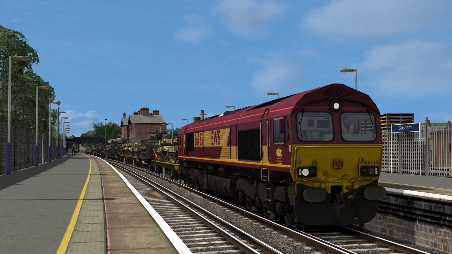 Train Simulator: UK Military Wagon Pack screenshot 1
