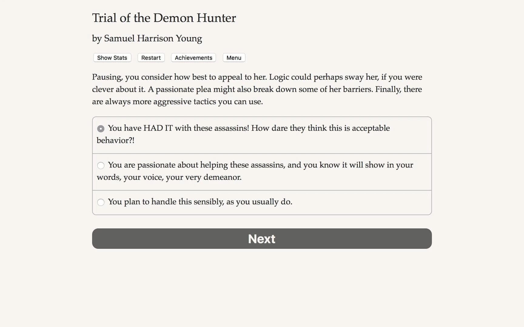 Trial of the Demon Hunter screenshot 4