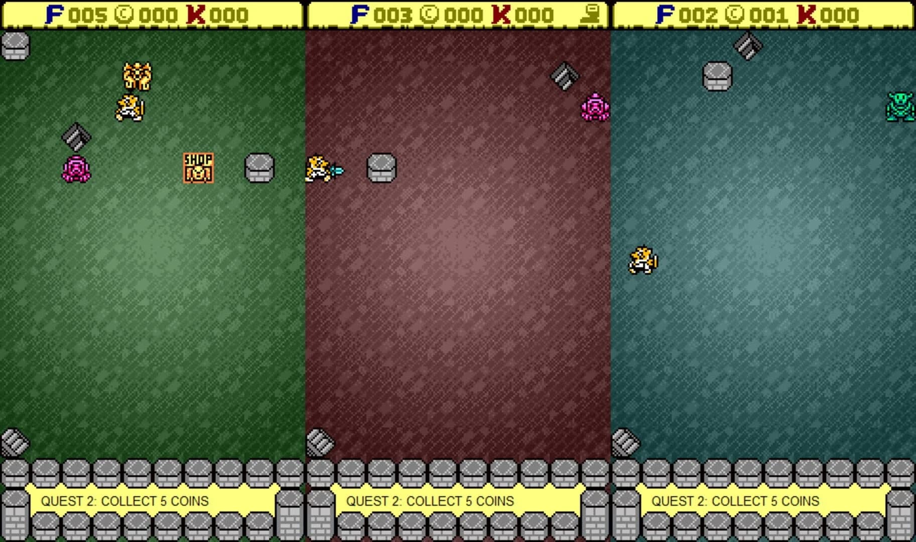 Triple Dungeon screenshot 1