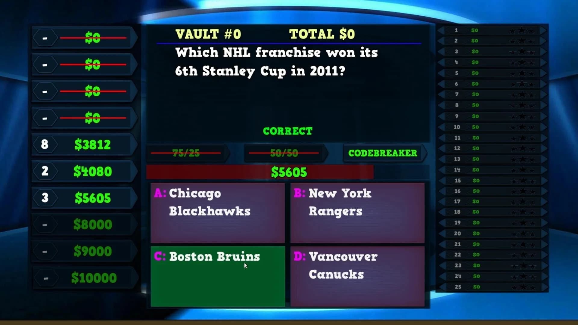 Trivia Vault: Hockey Trivia screenshot 1
