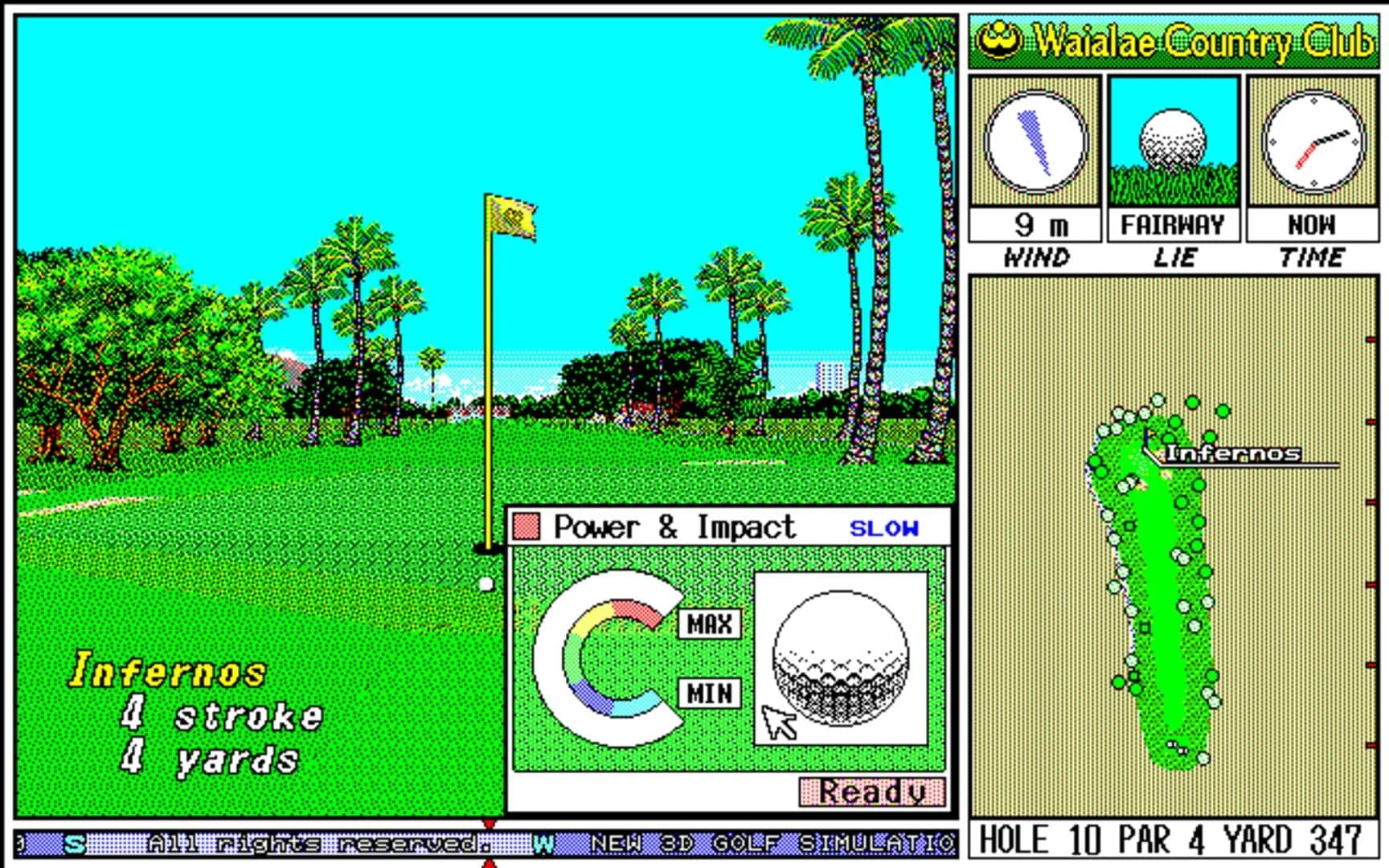 True Golf Classics: Waialae Country Club screenshot 3