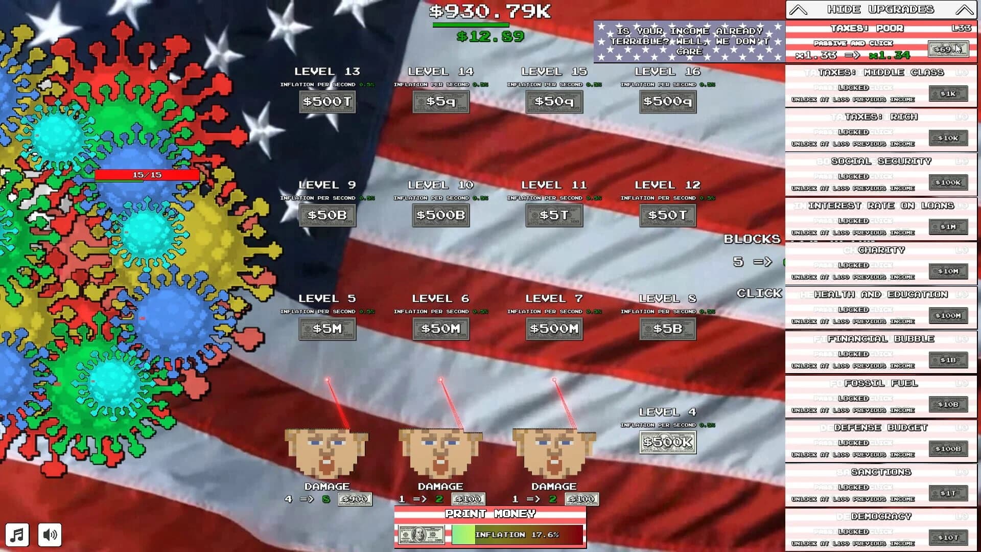 Trump vs. Covid: Save the World Clicker screenshot 4