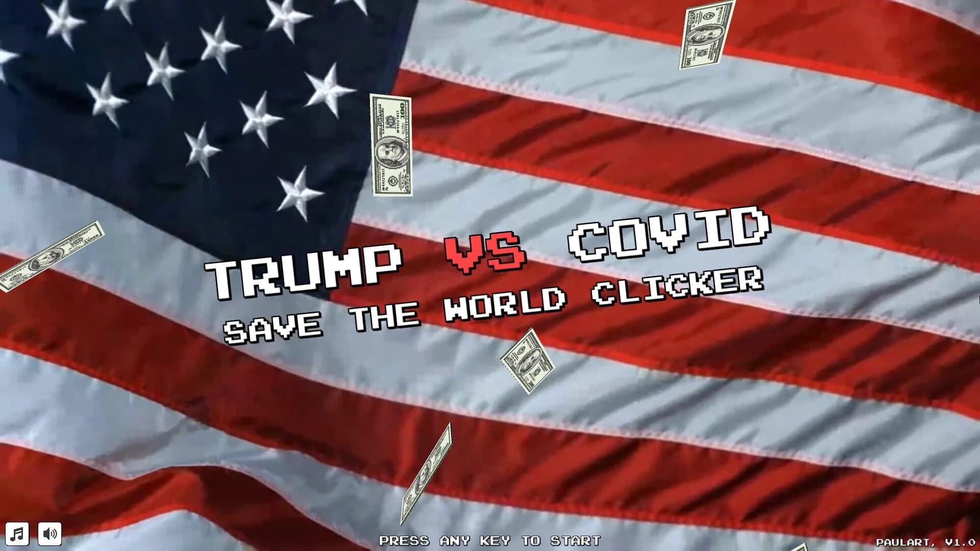 Trump vs. Covid: Save the World Clicker screenshot 1
