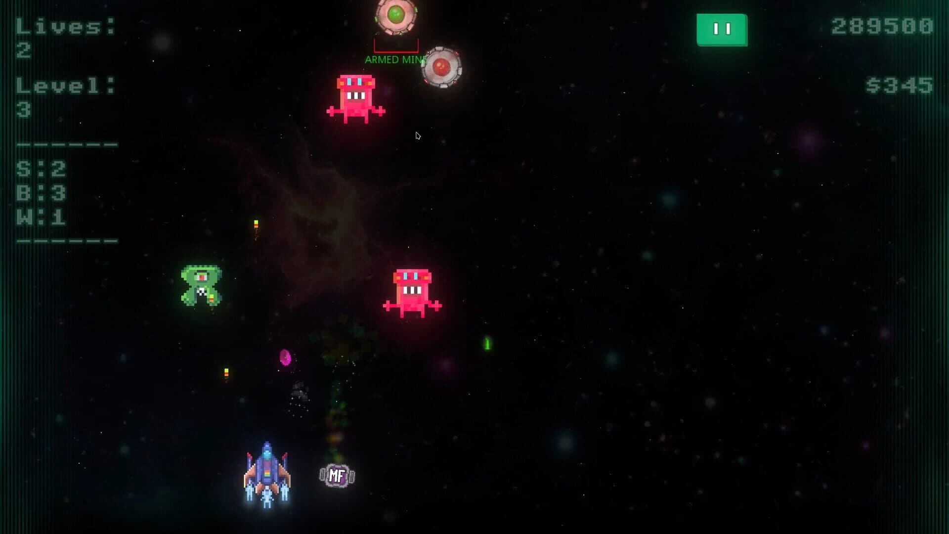 Tryü Sora: Space Shooter screenshot 1