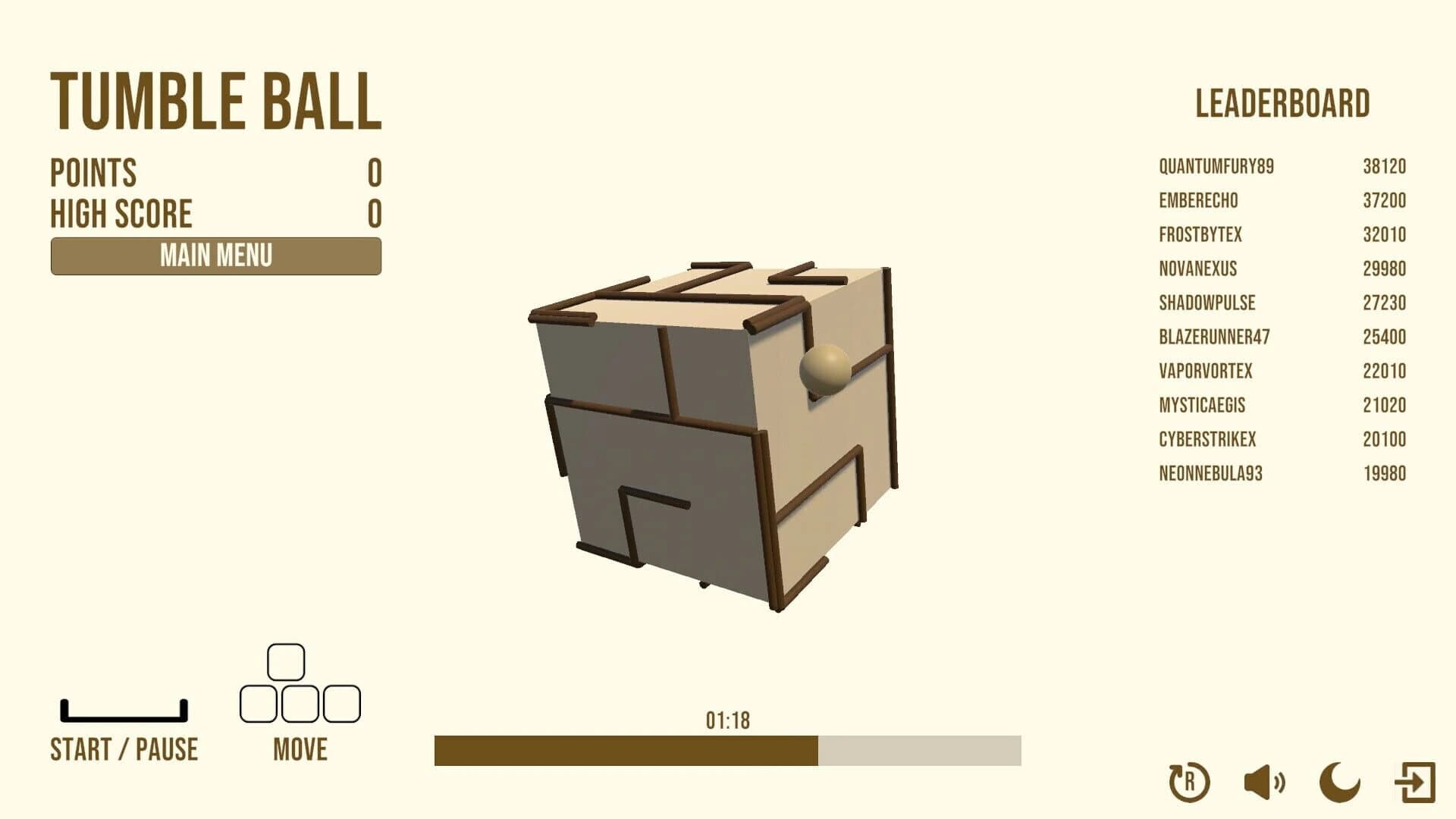 Tumble Ball screenshot 1