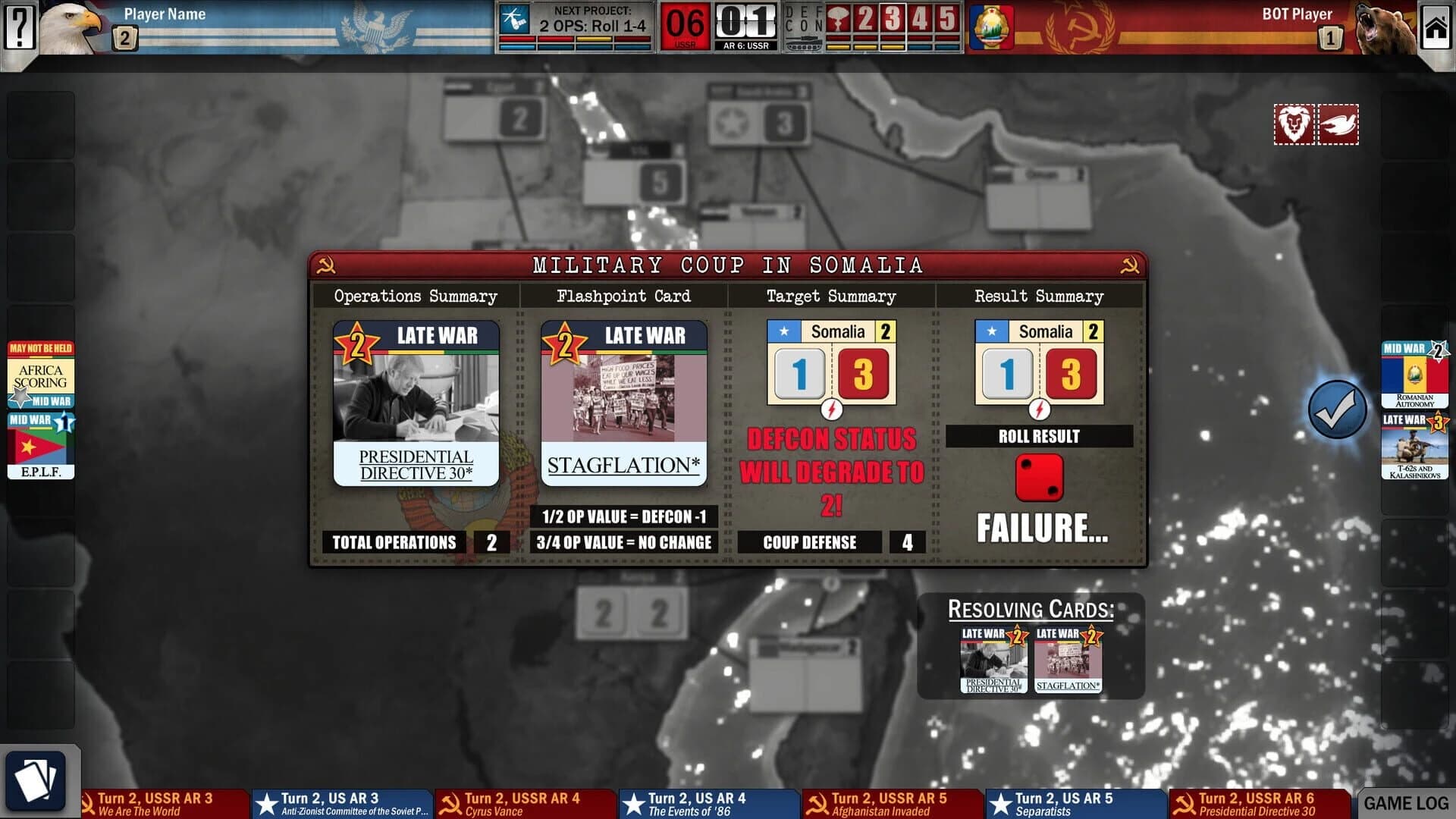 Twilight Struggle: Red Sea screenshot 1