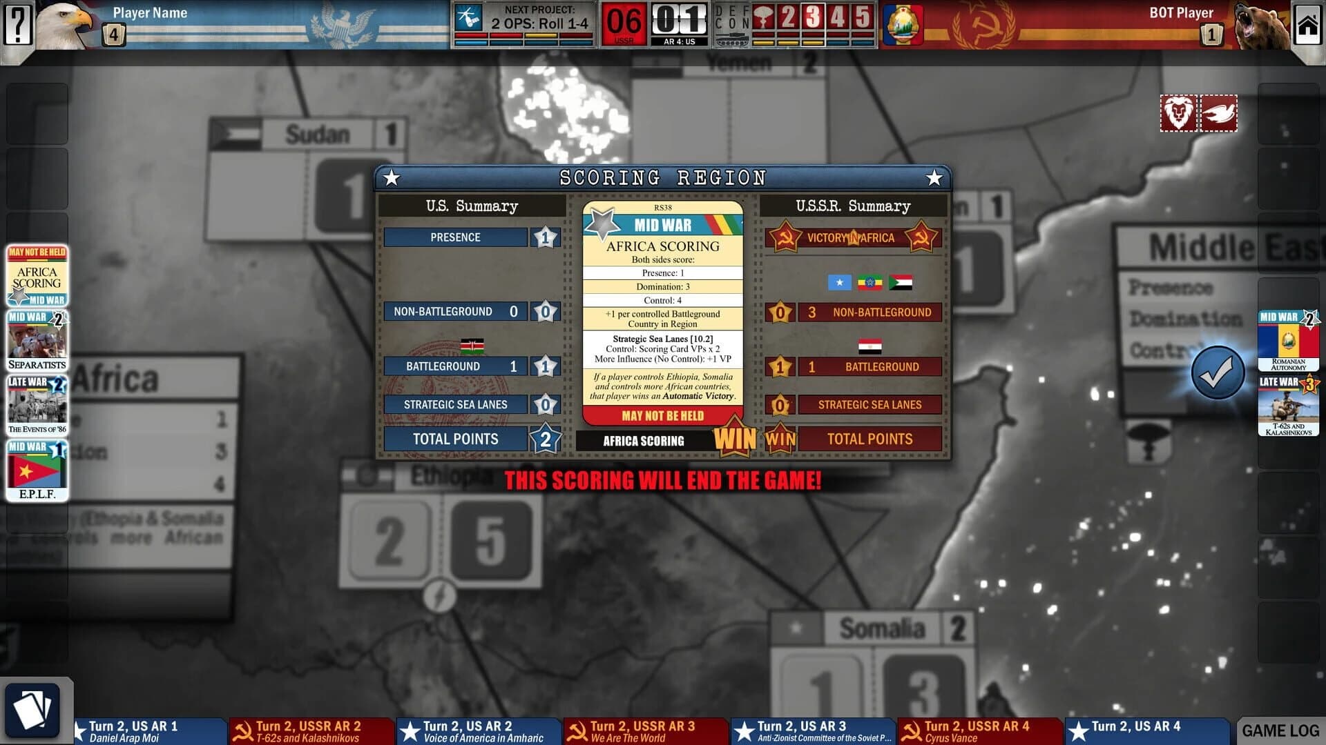 Twilight Struggle: Red Sea screenshot 3