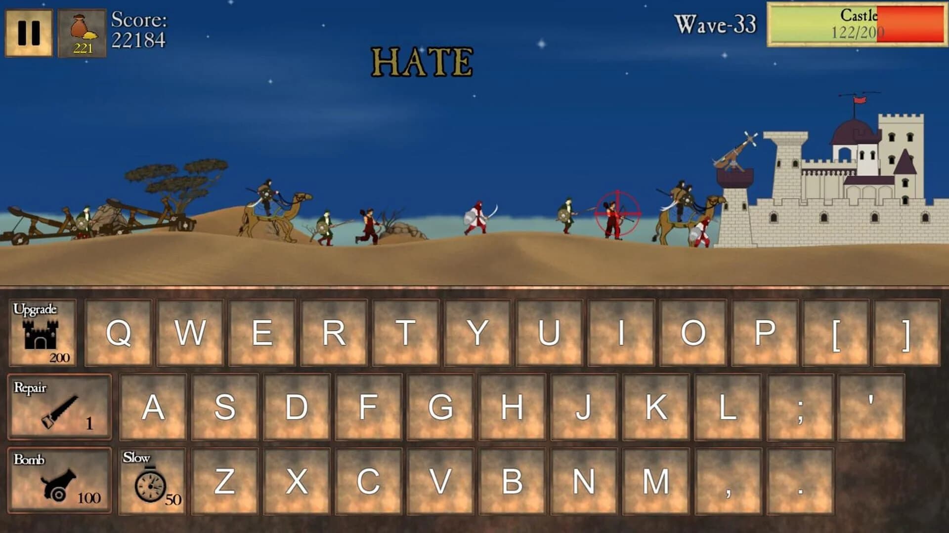 Type Defense screenshot 2