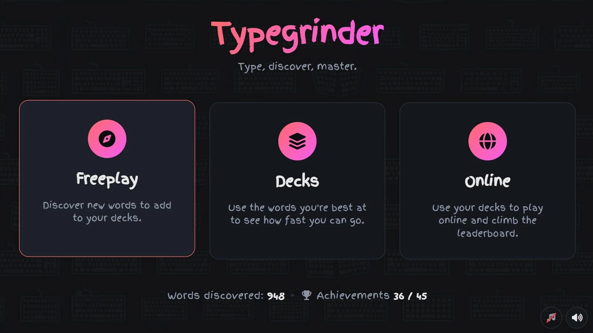 Typegrinder screenshot 3