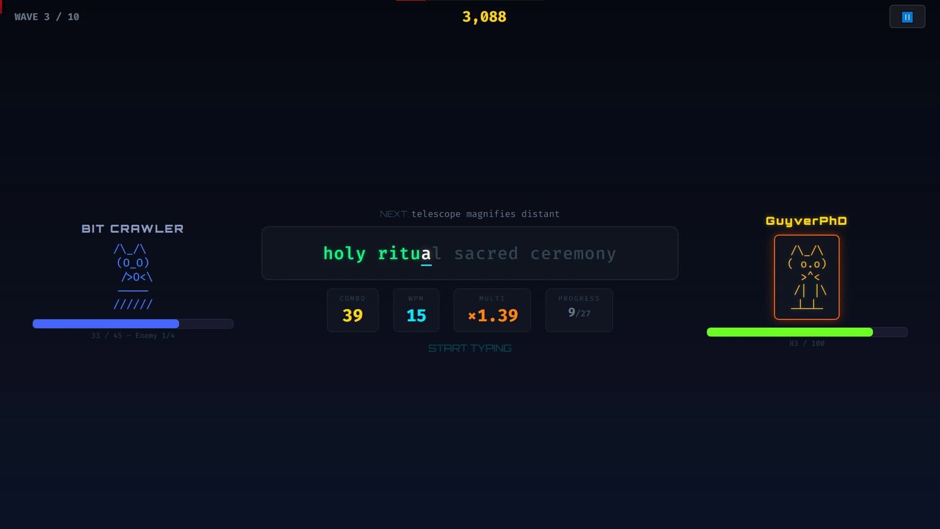 Typers Combat screenshot 1