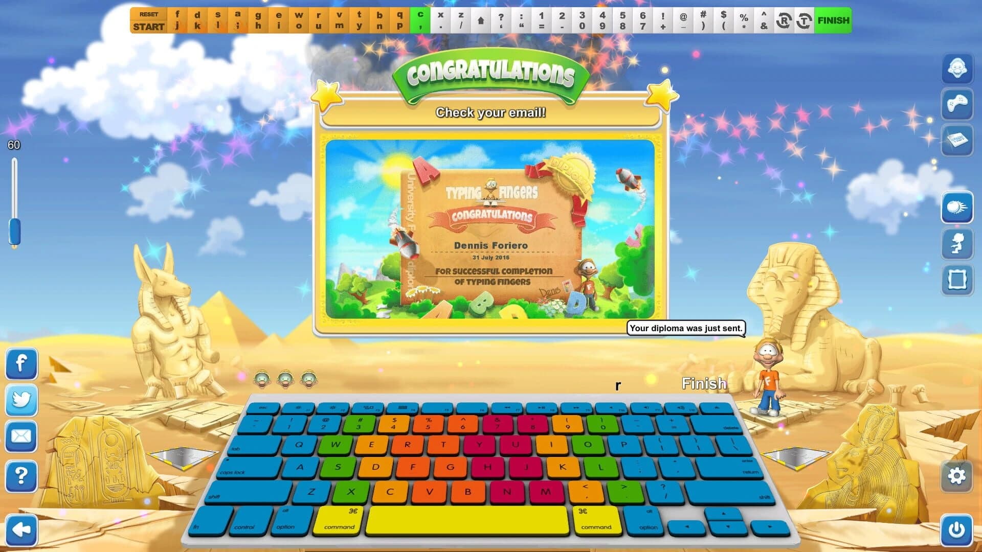 Typing Fingers screenshot 5