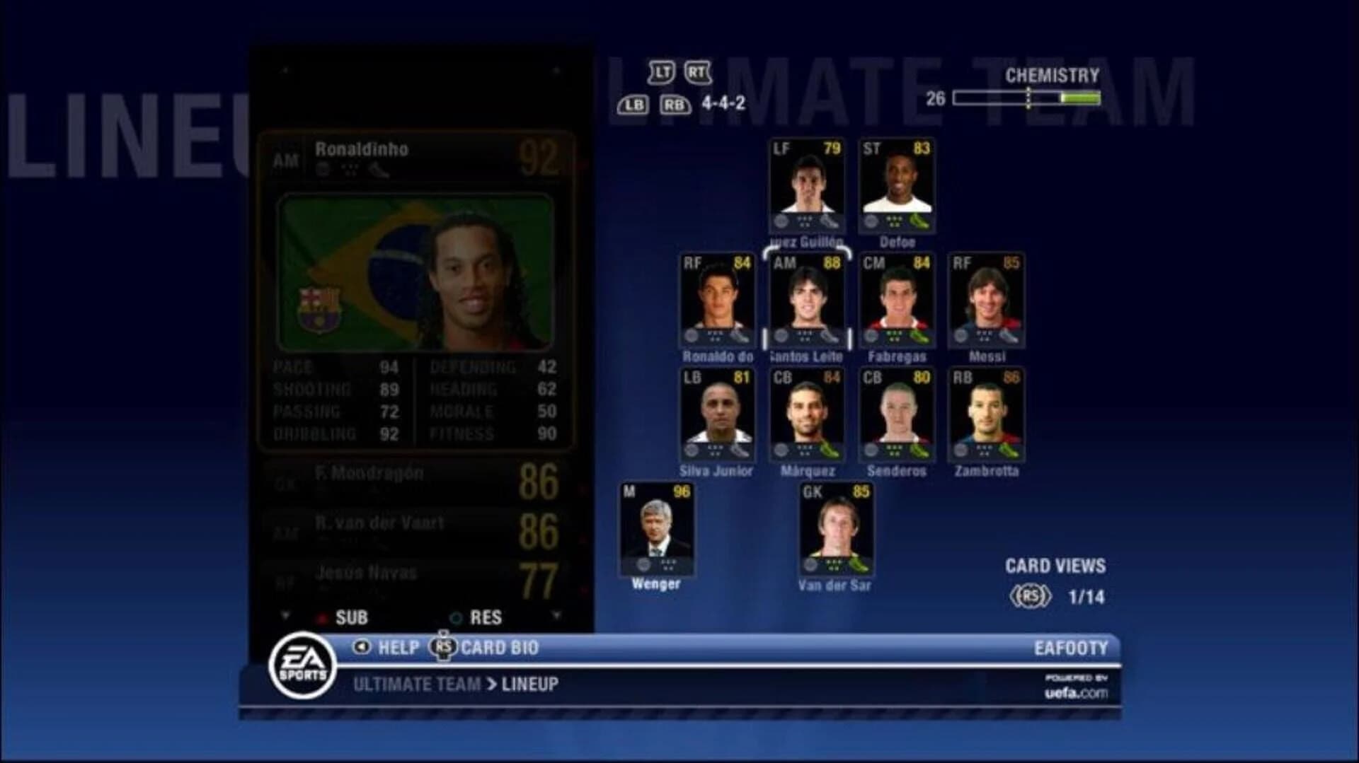 UEFA CL 2006-2007 screenshot 4