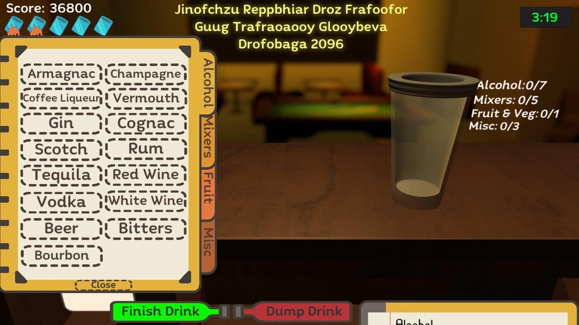 Uh Oh Bartender screenshot 5