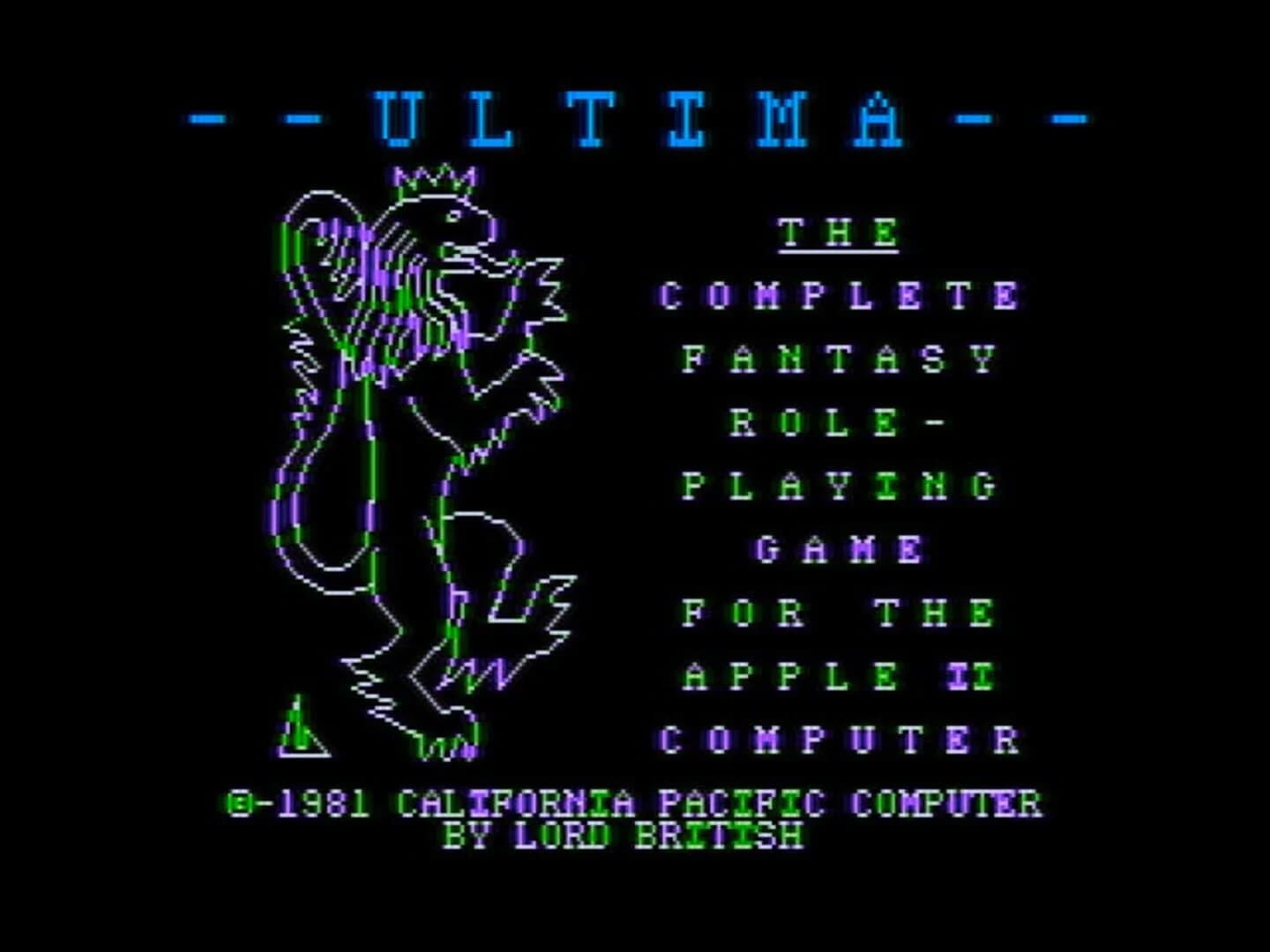 Ultima screenshot 1