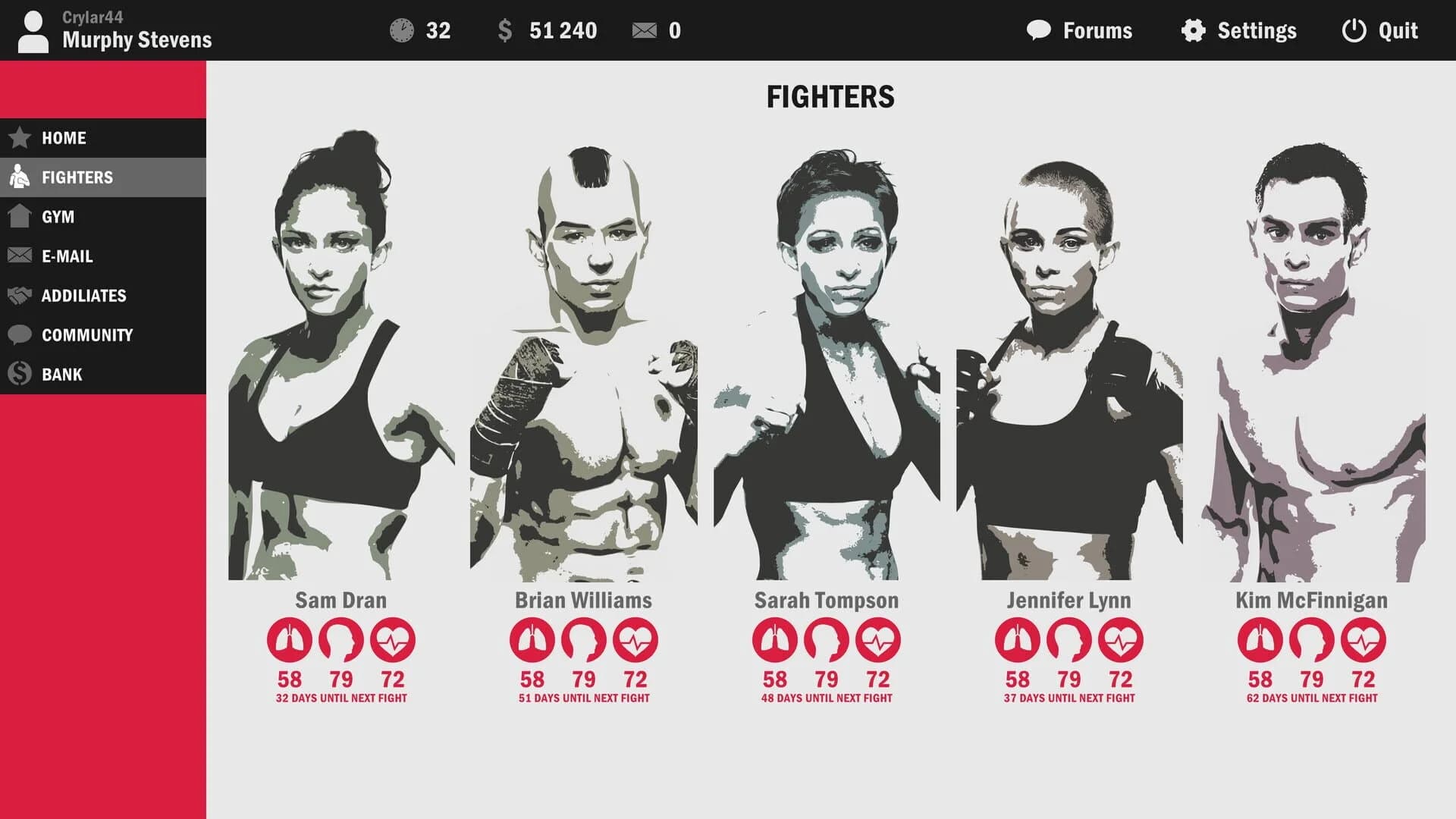 Ultimate Fight Manager 2016 screenshot 2