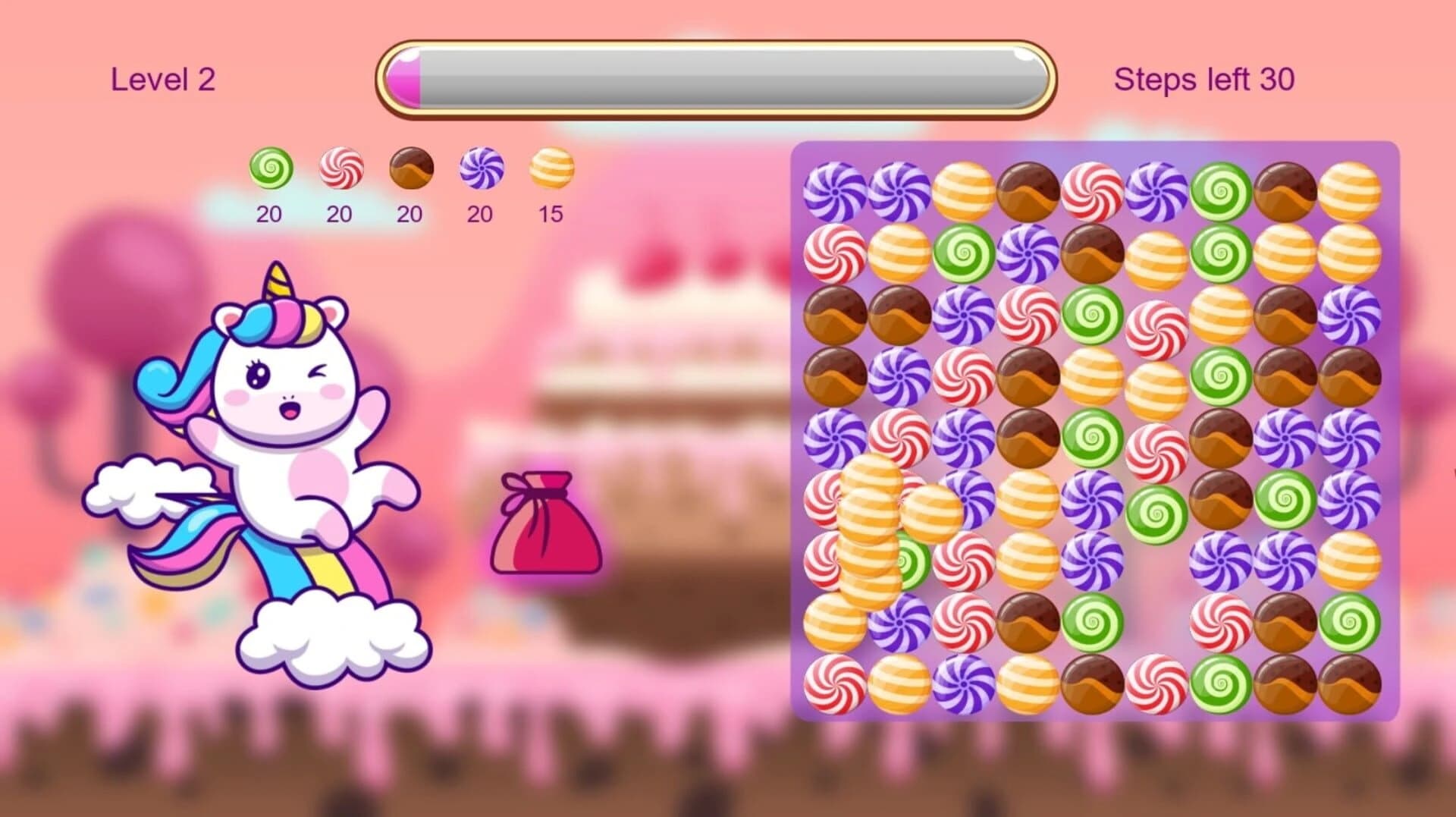 Unicorn and Sweets screenshot 2