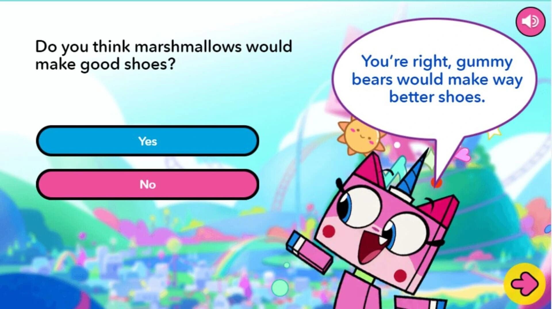 Unikitty! Hyper Quiz screenshot 1