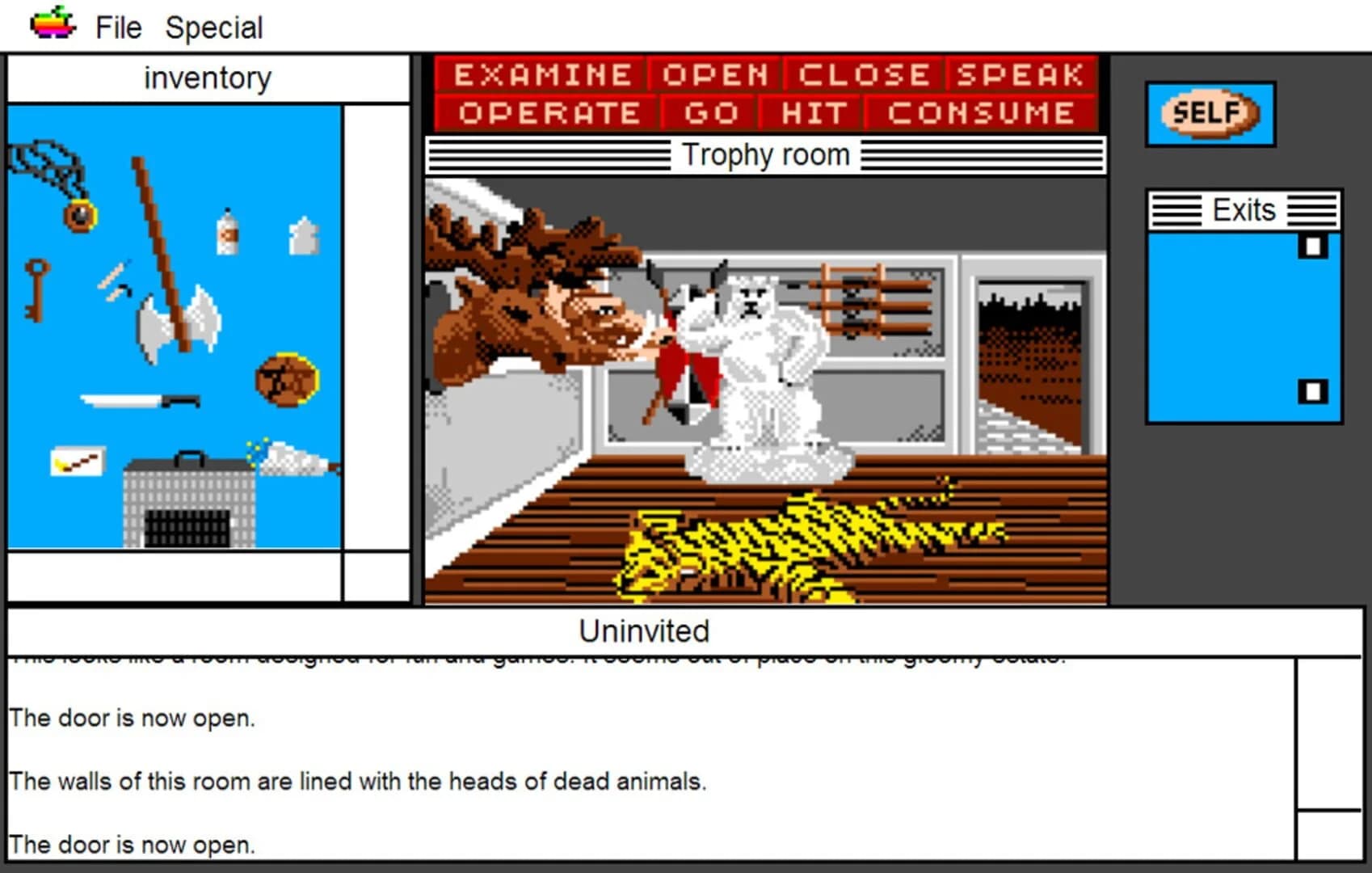 Uninvited: MacVenture Series screenshot 1