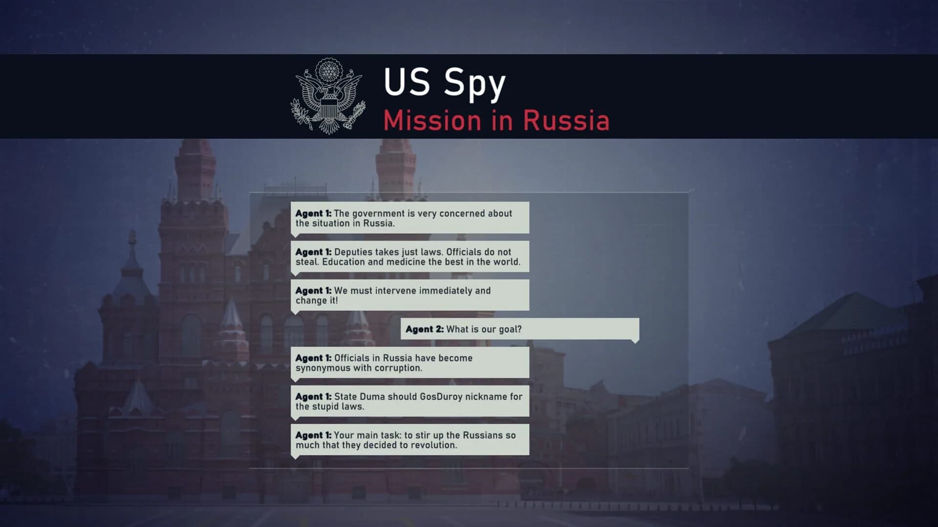 US Spy: Mission in Russia screenshot 1