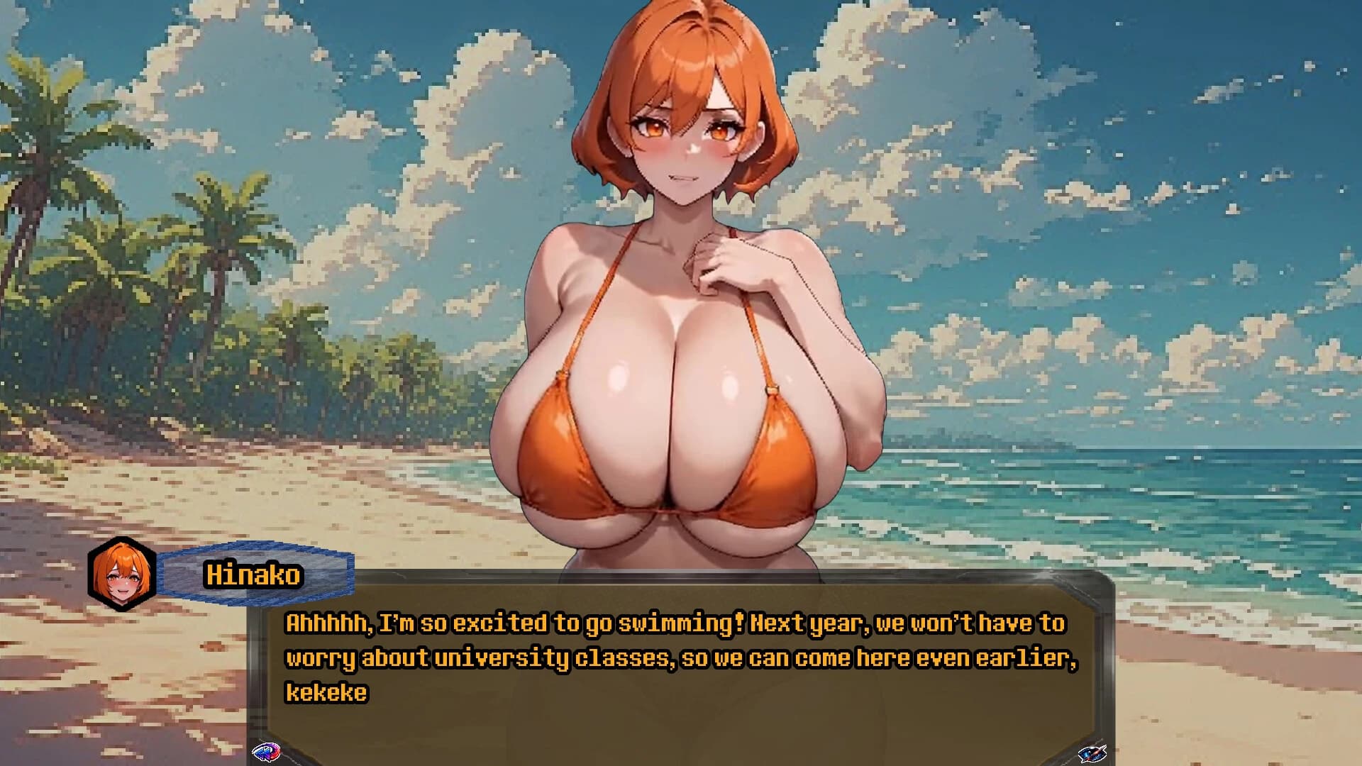 Valentine's Day Bikini Femdom screenshot 2