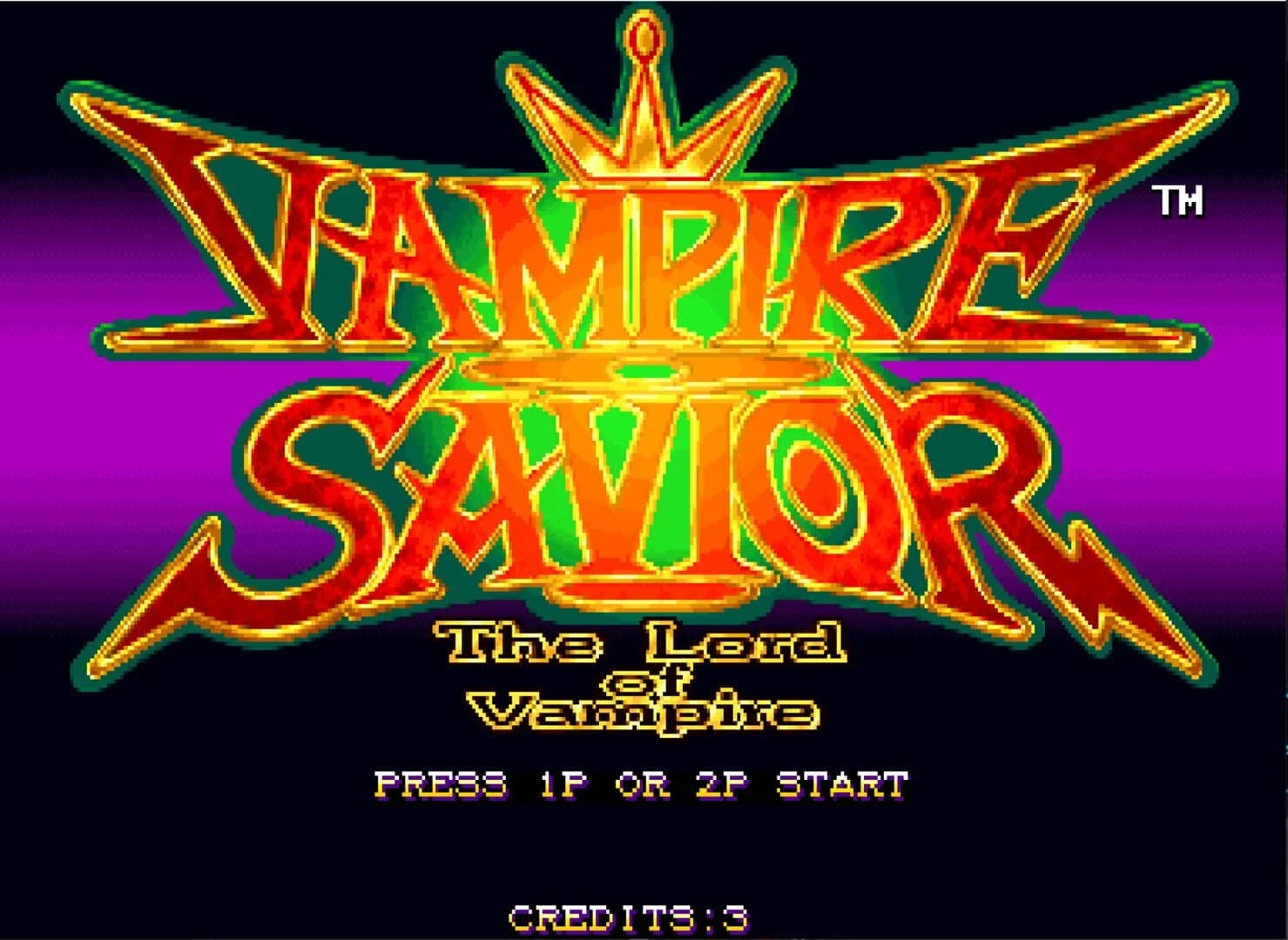 Vampire Savior: The Lord of Vampire screenshot 1