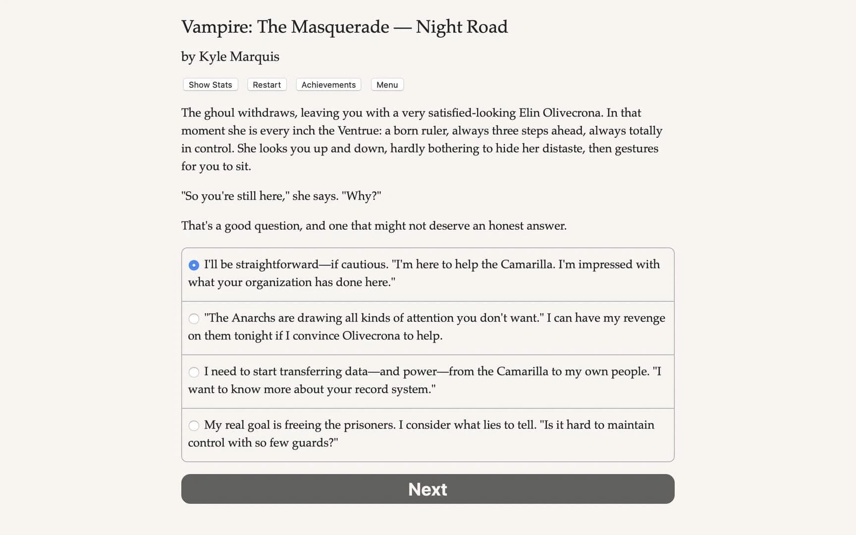 Vampire: The Masquerade - Night Road screenshot 3