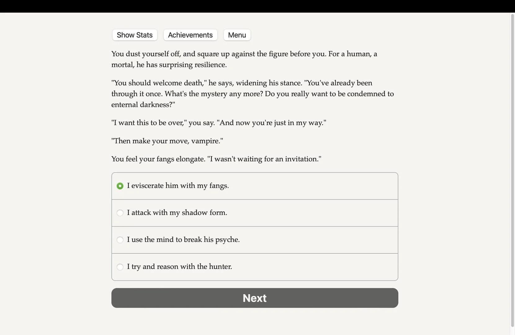 Vampire's Kiss screenshot 3