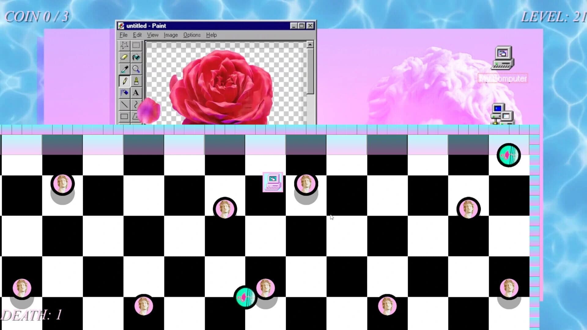 Vaporwave Hardest Game screenshot 3