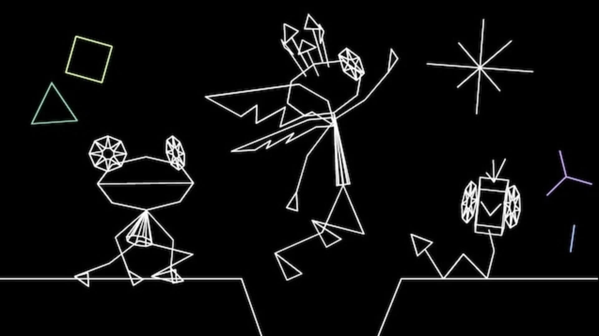 Vib-Ribbon screenshot 1