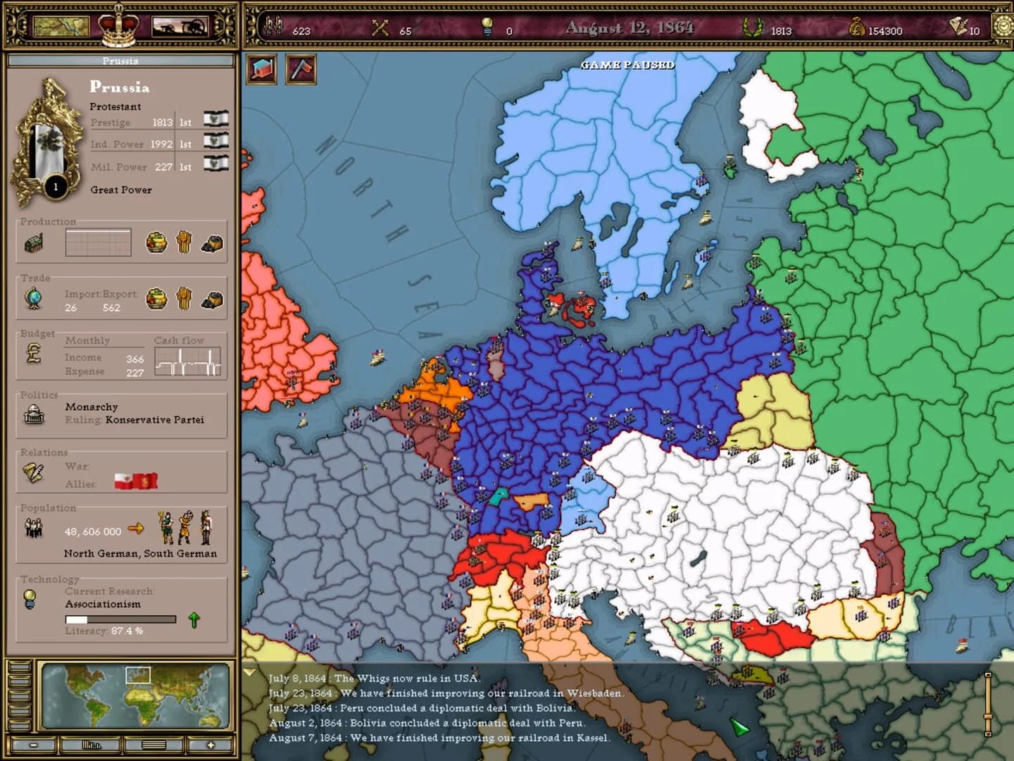 Victoria: An Empire Under the Sun screenshot 1