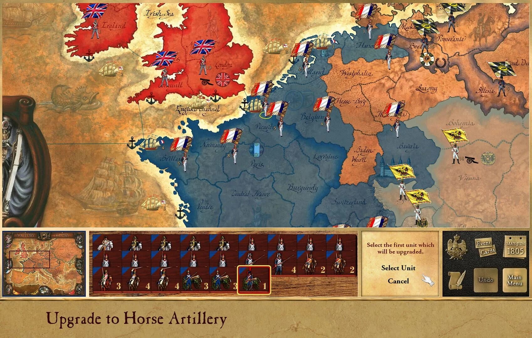 Victory and Glory: Napoleon screenshot 1