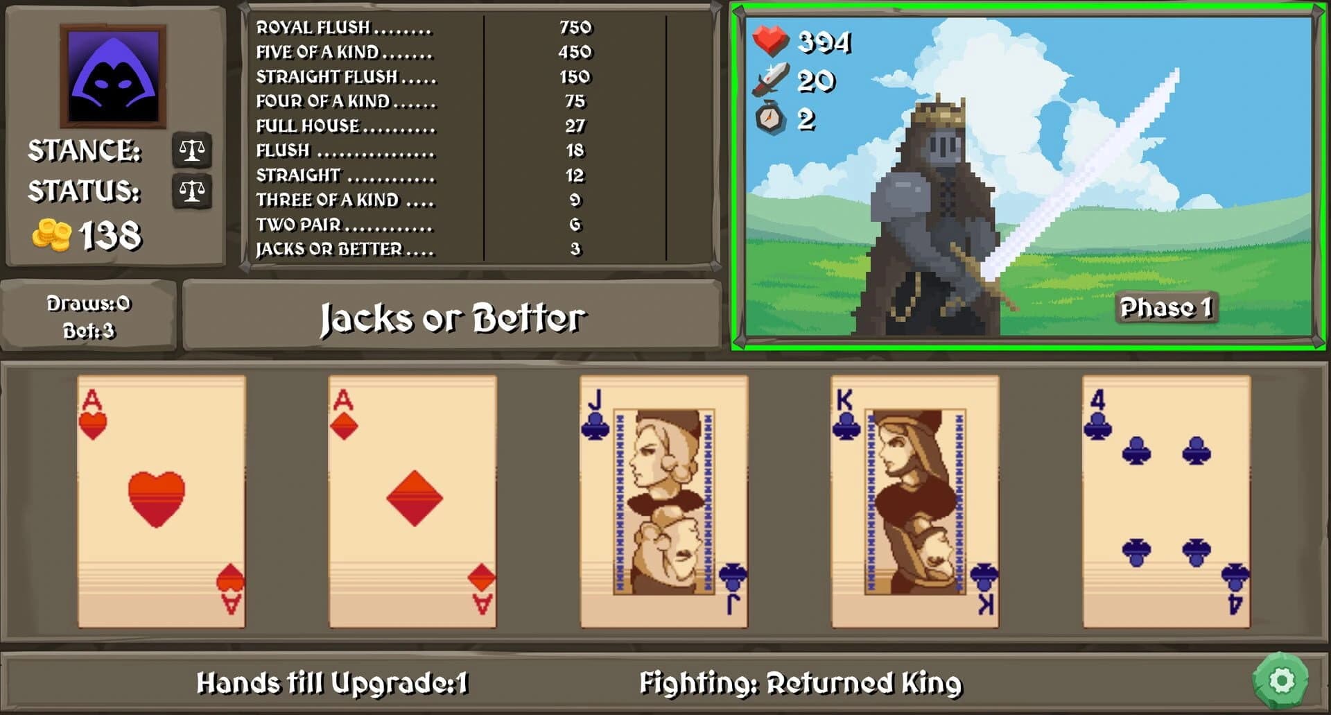 Video Poker Rogue screenshot 1