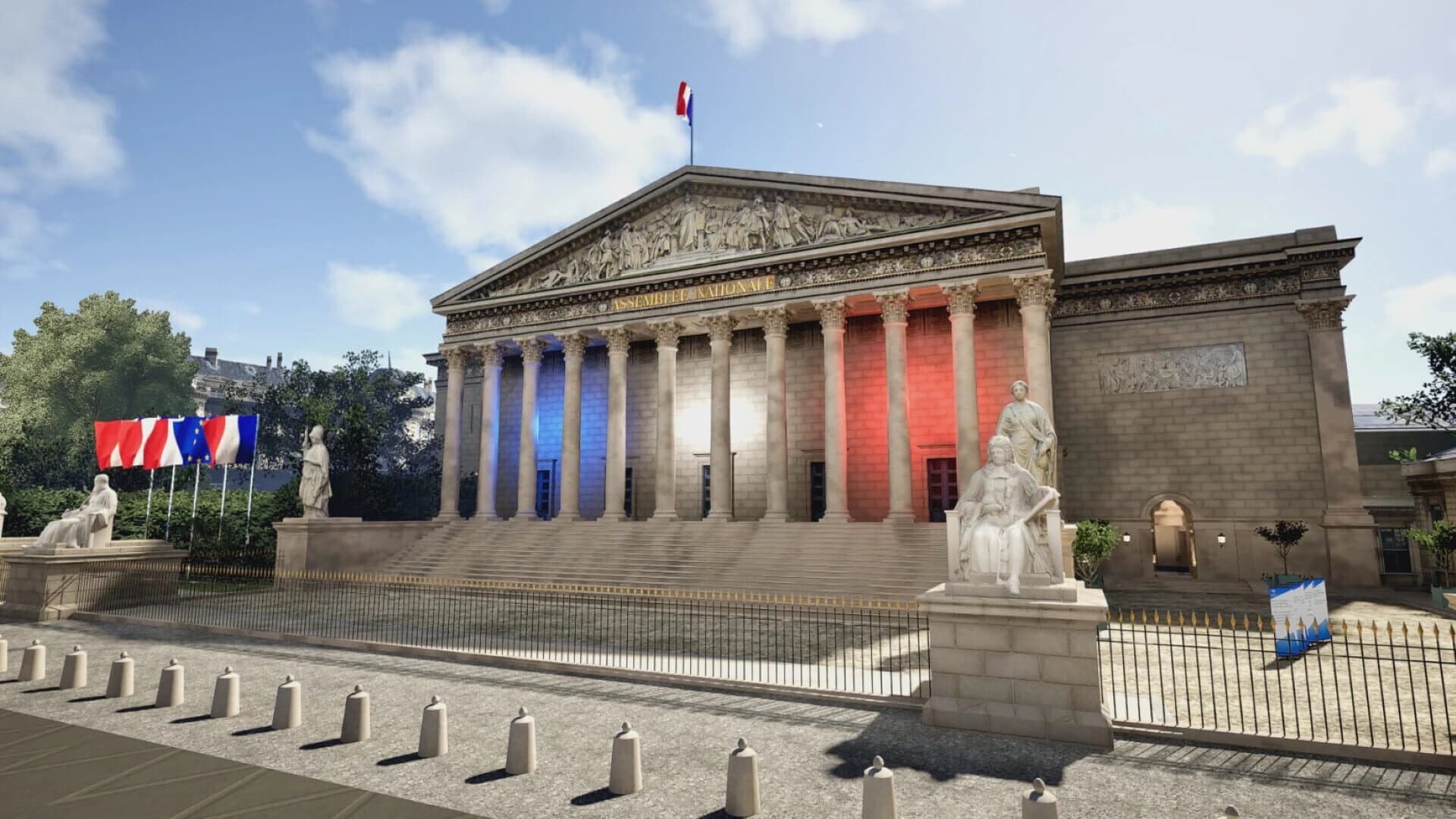 Visite virtuelle de l'Assemblée nationale screenshot 3