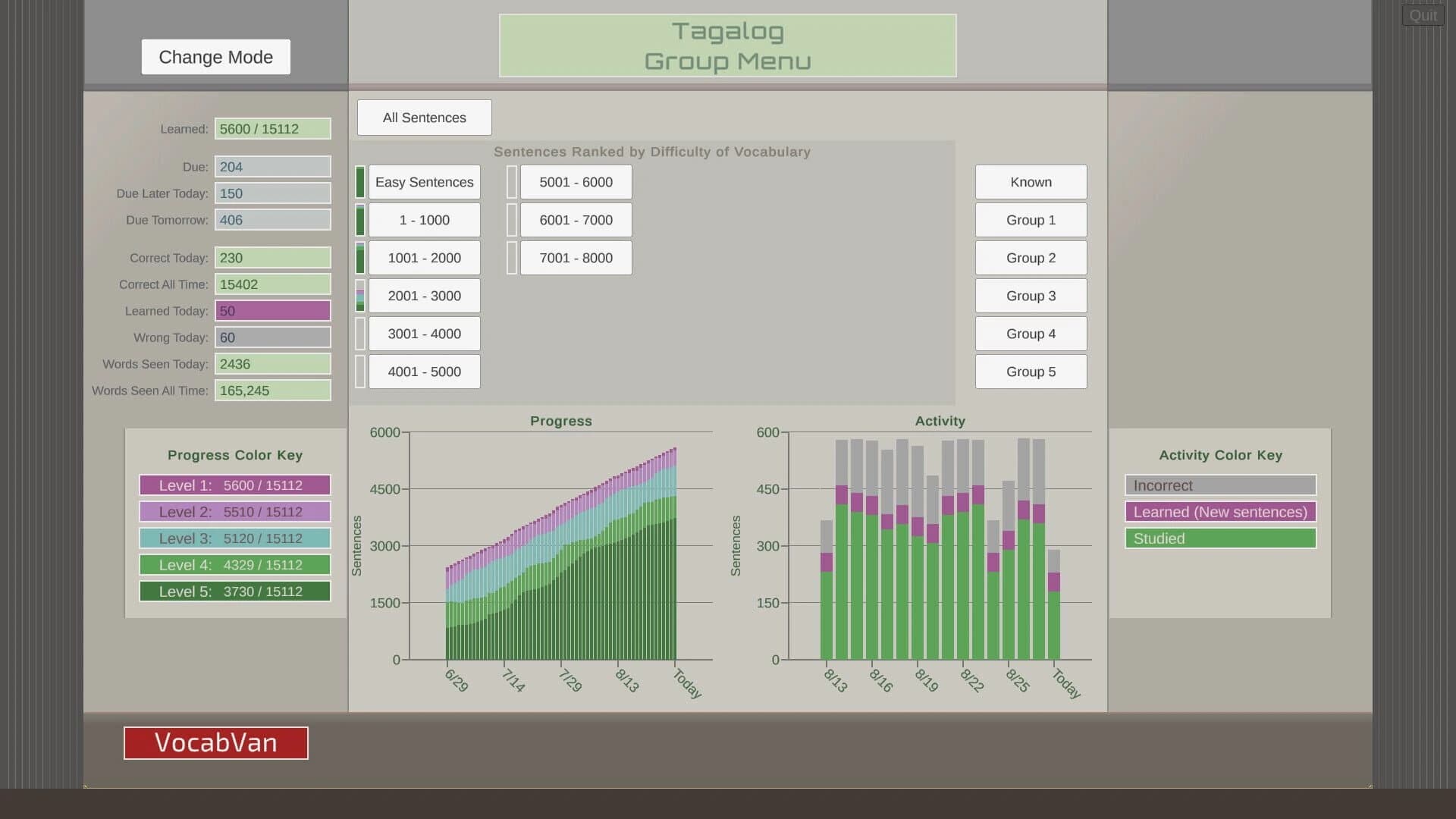 VocabVan screenshot 2