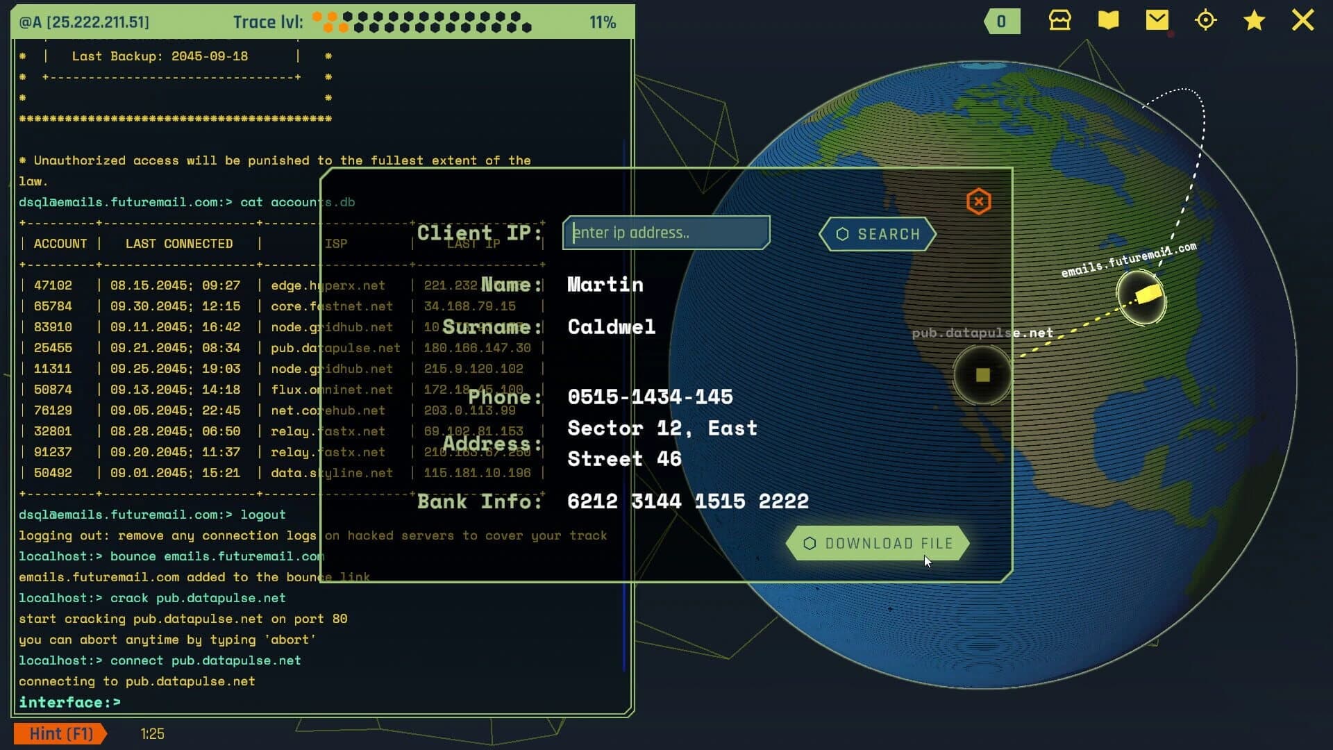 Void Future: Hacking Protocol screenshot 3