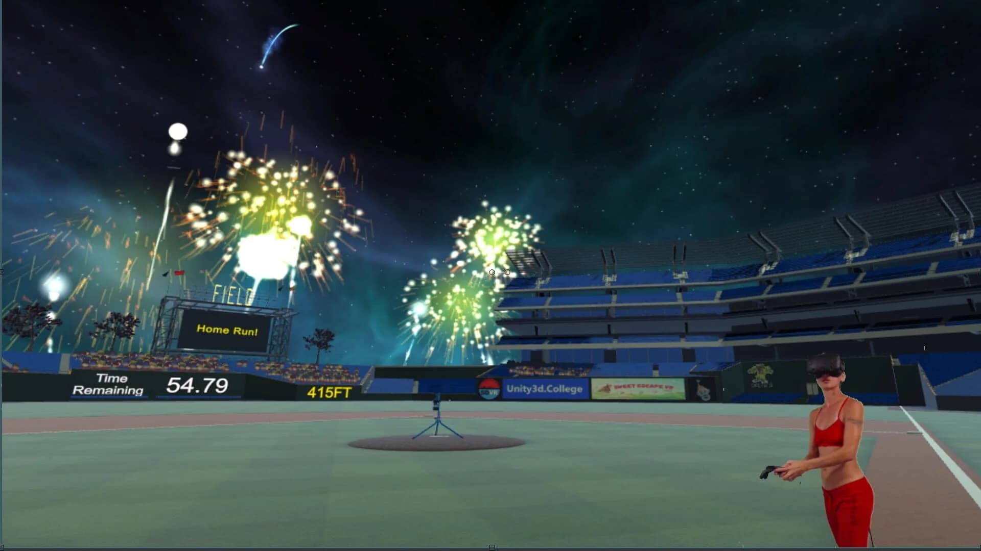 VR Baseball - Home Run Competition screenshot 2