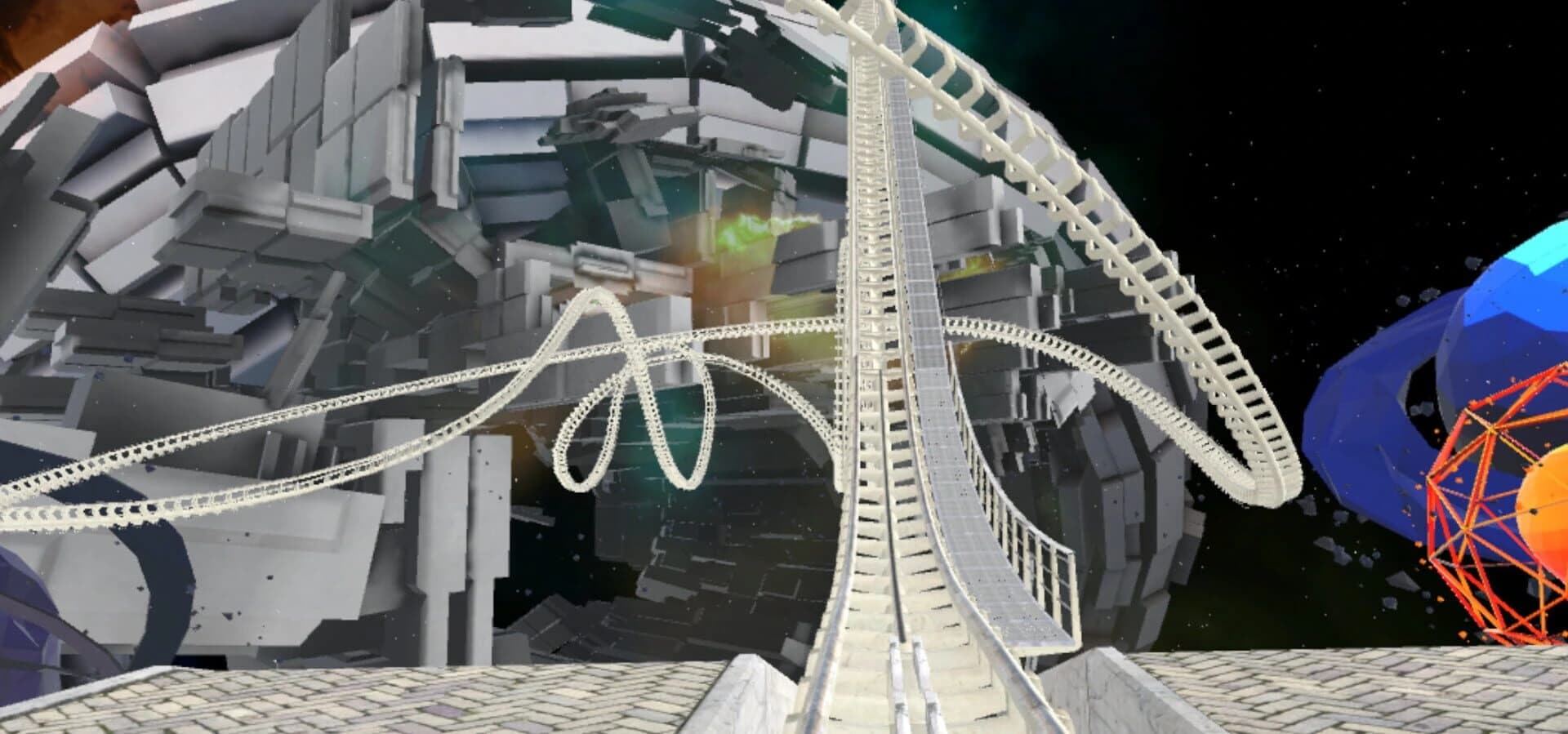 VR Galactic Roller Coaster screenshot 5