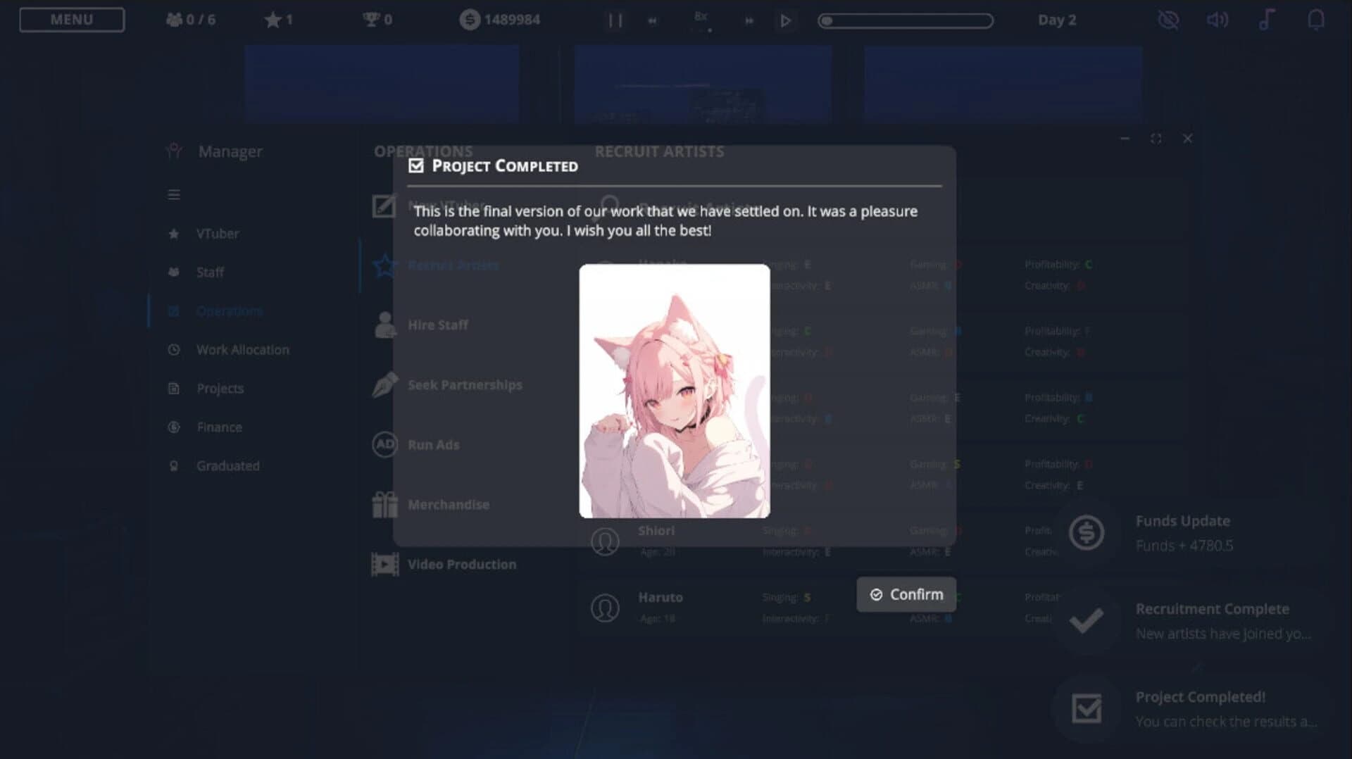 VTuber Manager screenshot 1