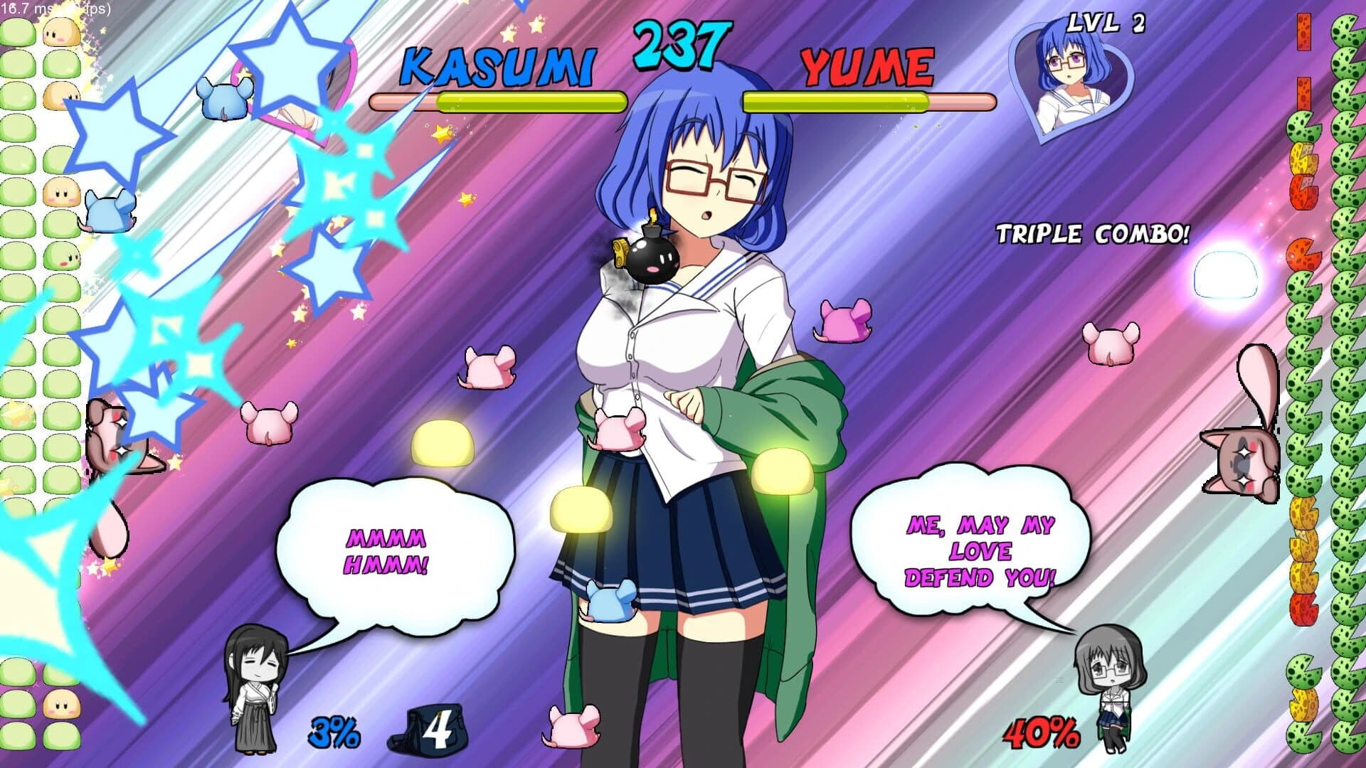 Waifu Fight: Dango Style screenshot 3