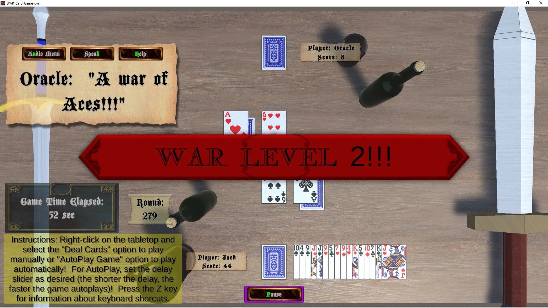 War Card Game_uvr screenshot 4