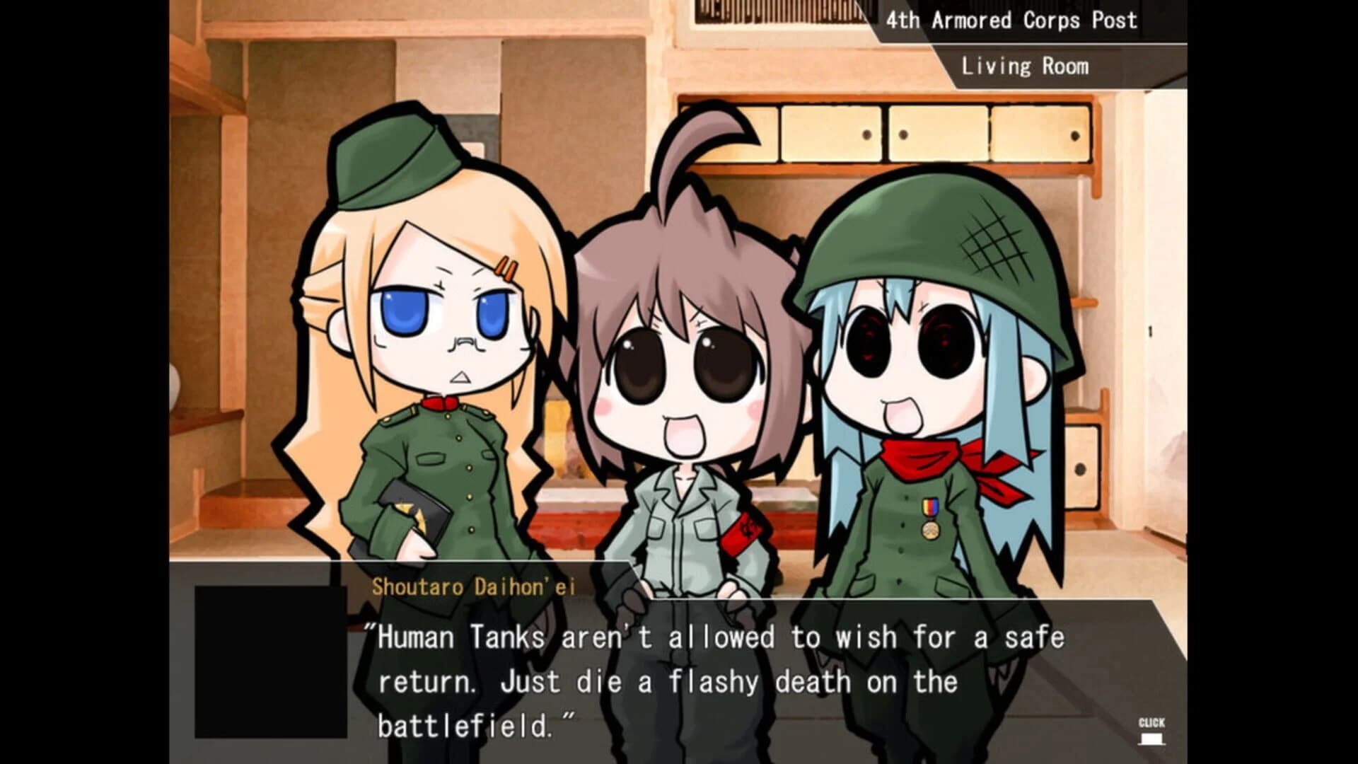 War of the Human Tanks screenshot 1