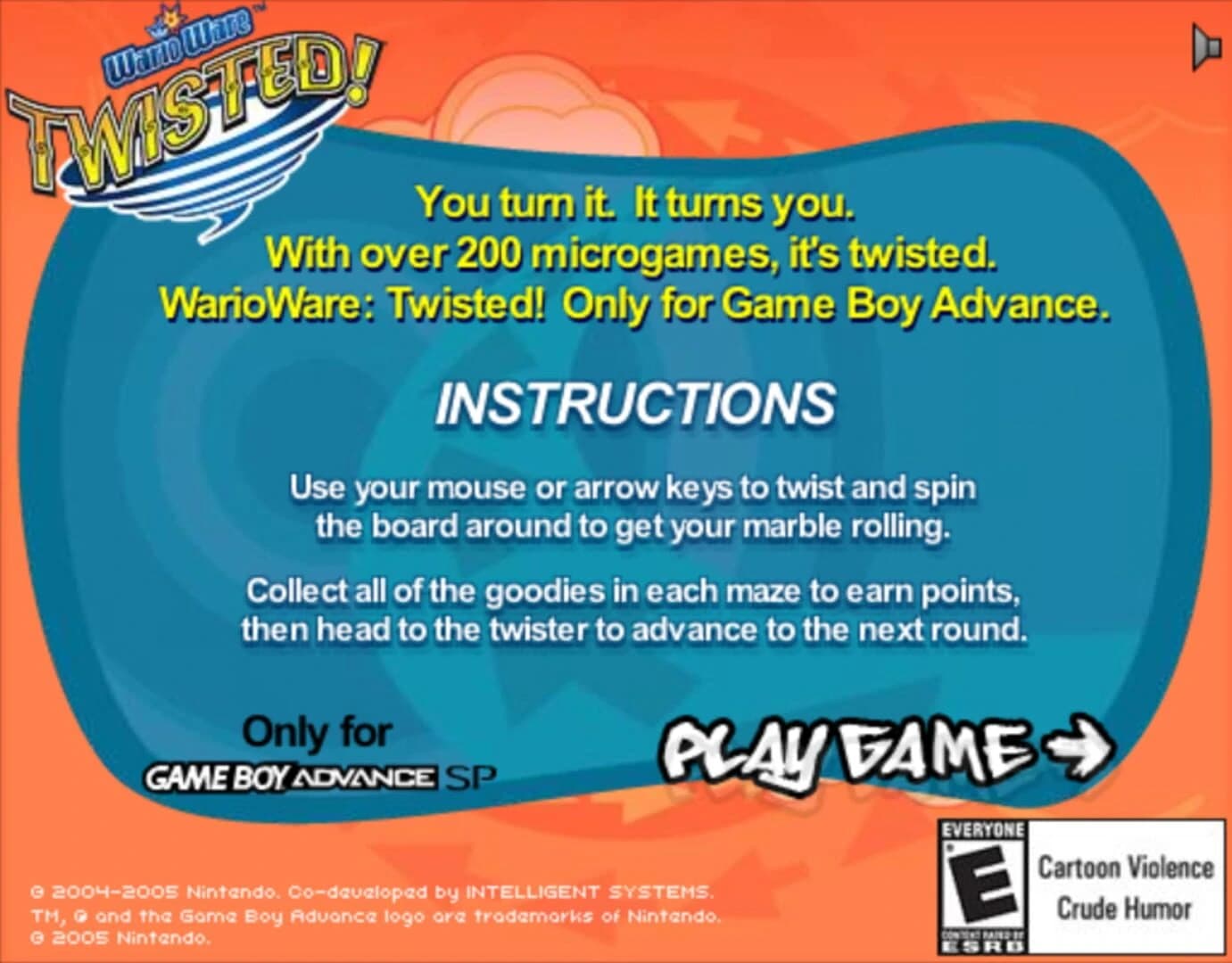WarioWare: Twisted! - Marble Maze Game screenshot 1
