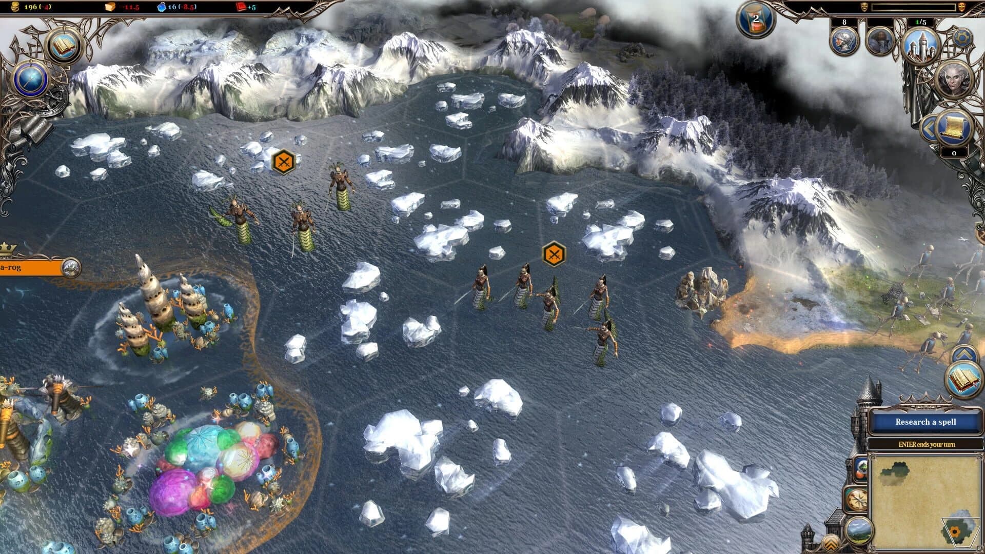 Warlock II: The Exiled - Wrath of the Nagas screenshot 1