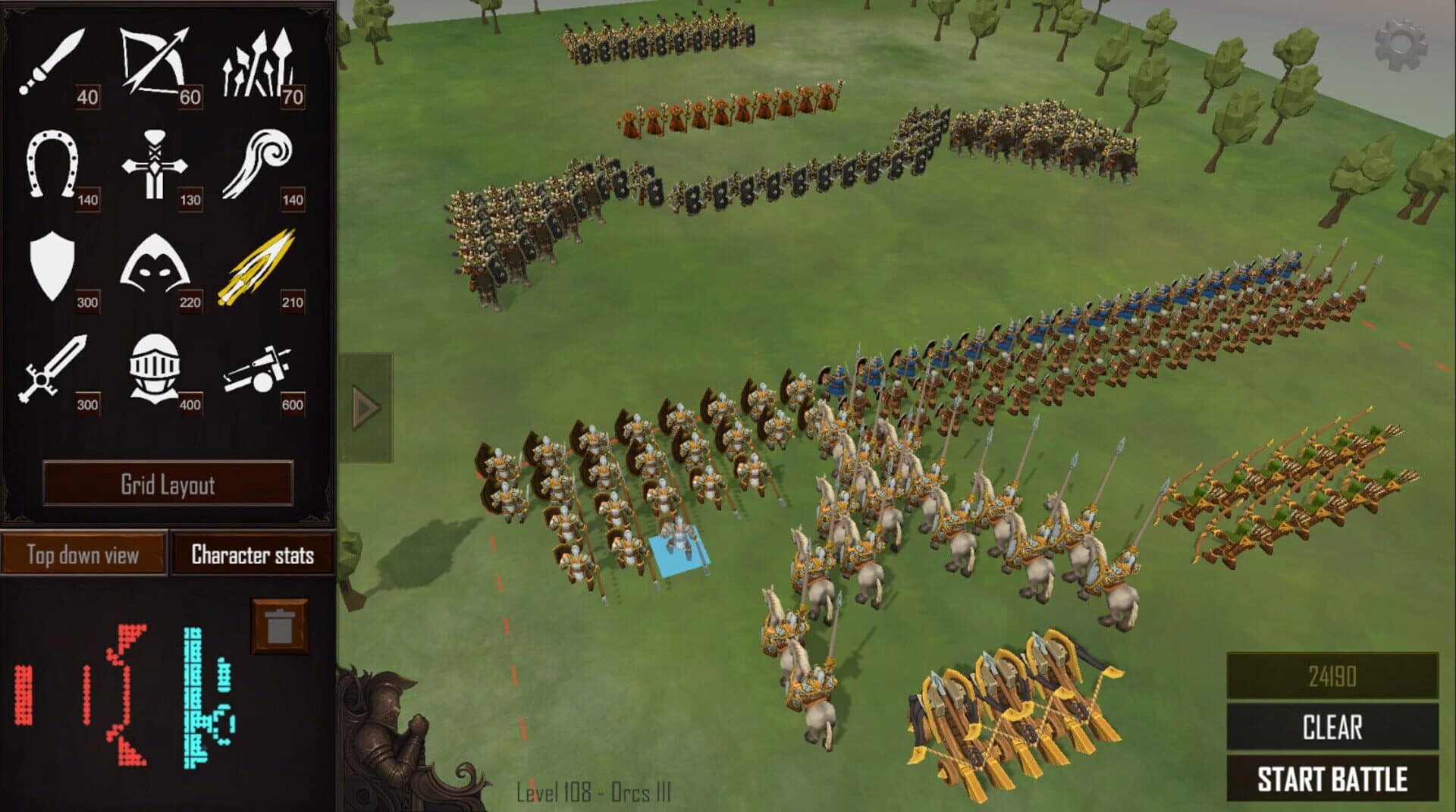 Warlords Battle Simulator screenshot 2
