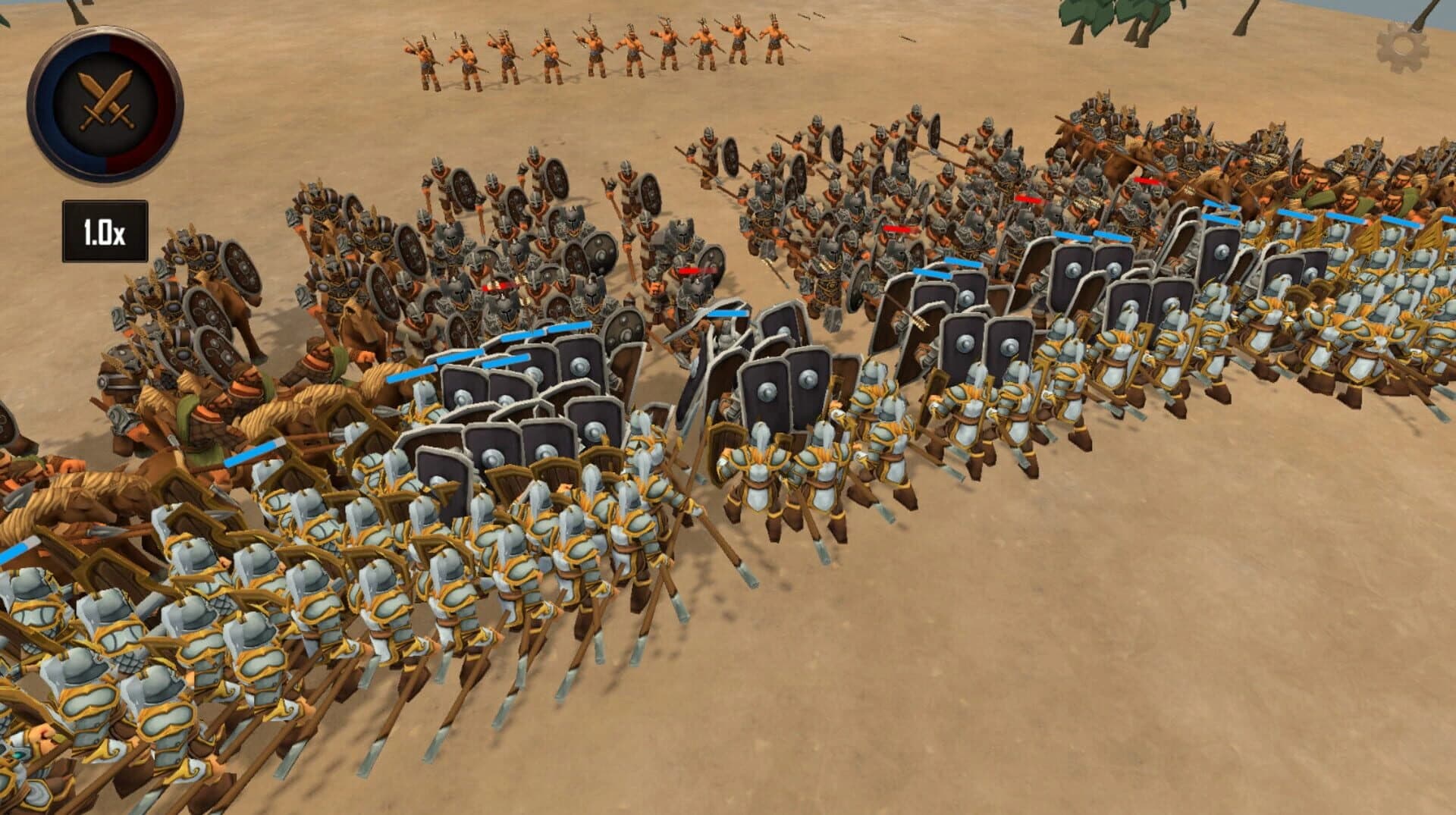 Warlords Battle Simulator screenshot 1