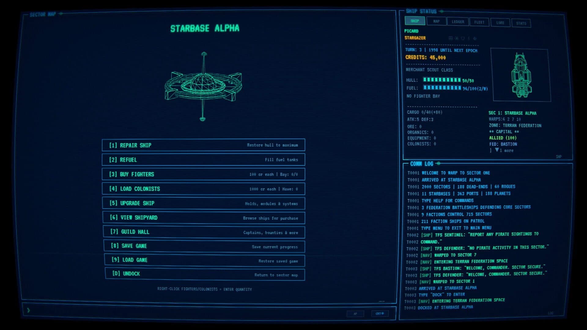 Warp to Sector One screenshot 1