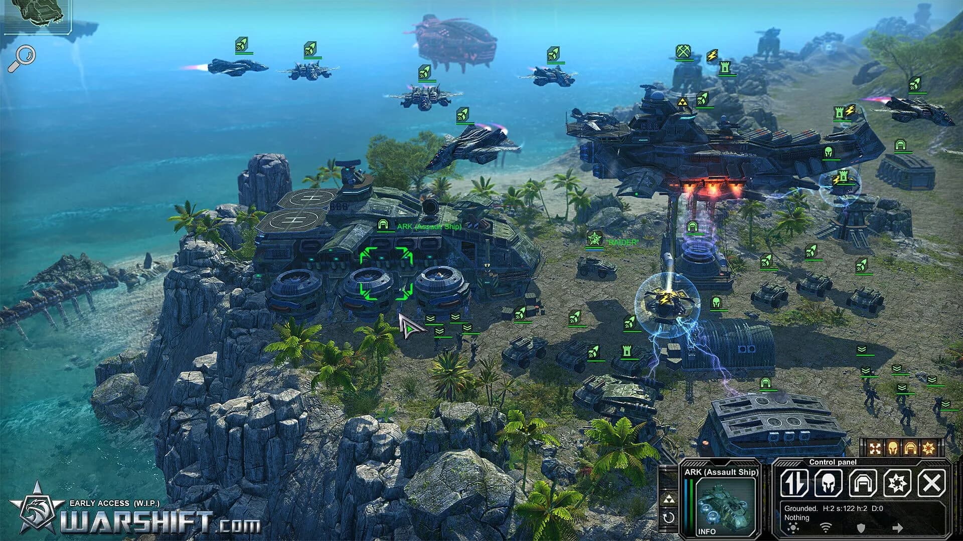 Warshift screenshot 1