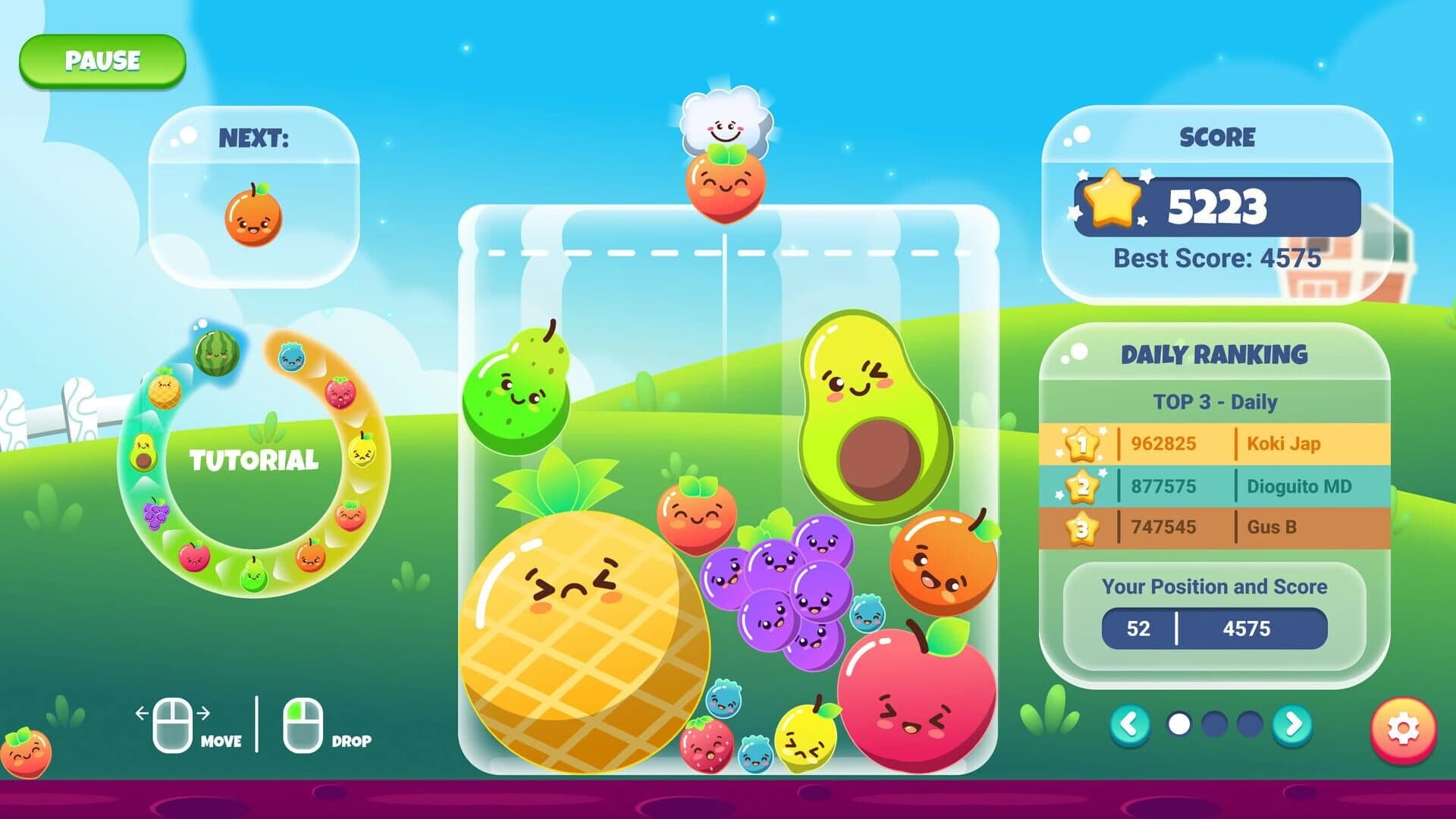 Watermelon Suika Game screenshot 4