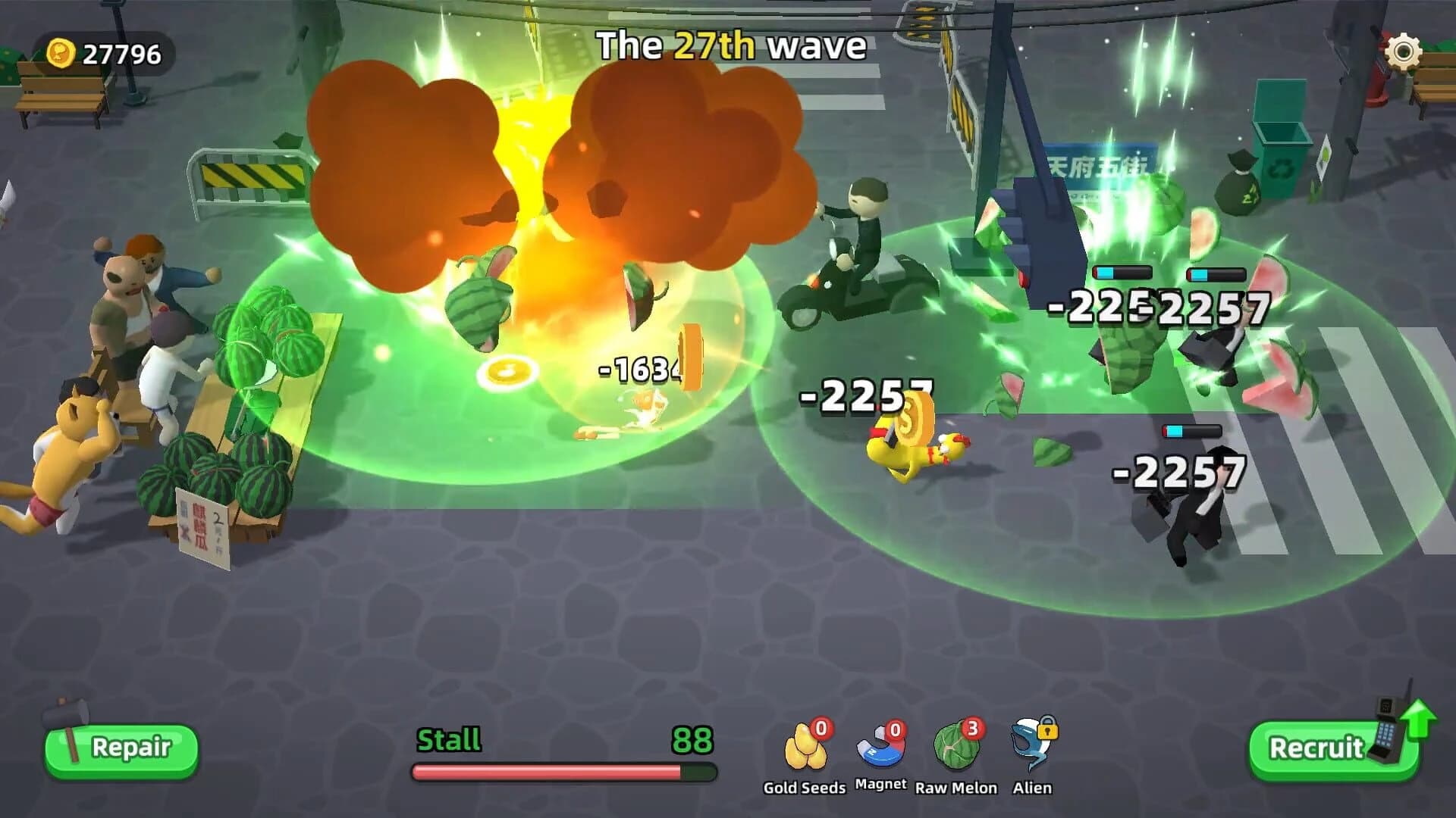 Watermelon Wars screenshot 4